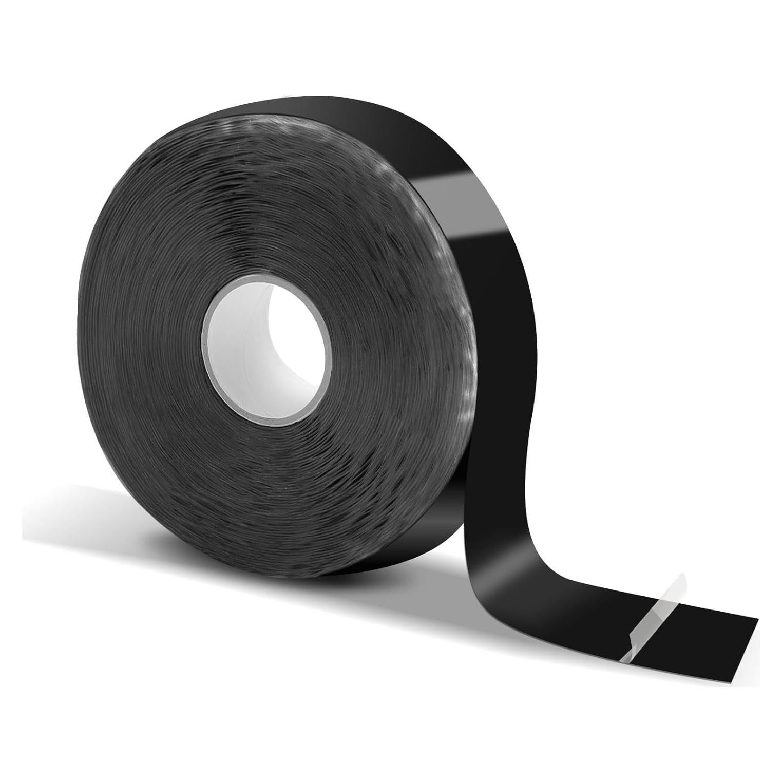 Cinta de Silicona Autoadhesiva FDALAS 2.5cm x 10m Negra