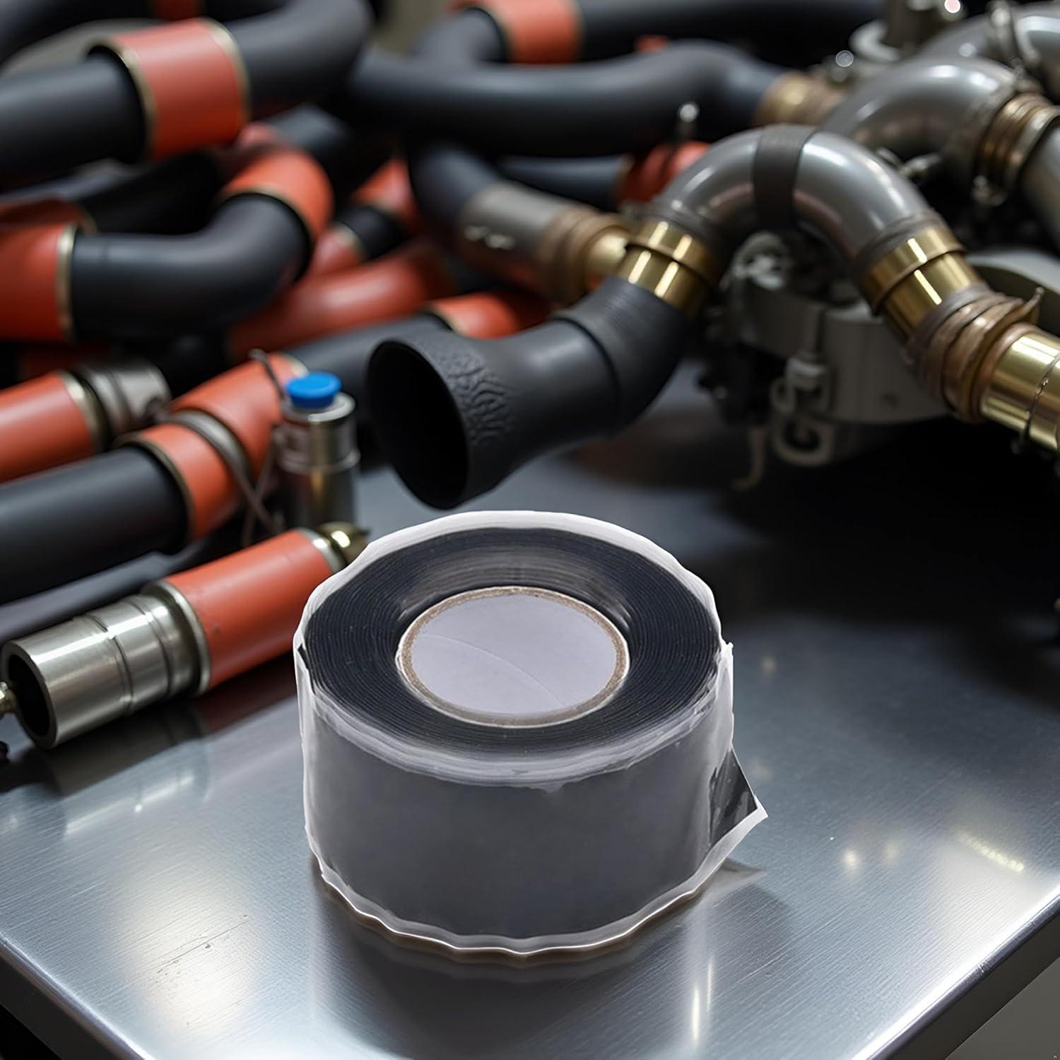 Cinta de Reparación de Silicona Auto-Fusionante Jizlan 2.54cm x 1.52m