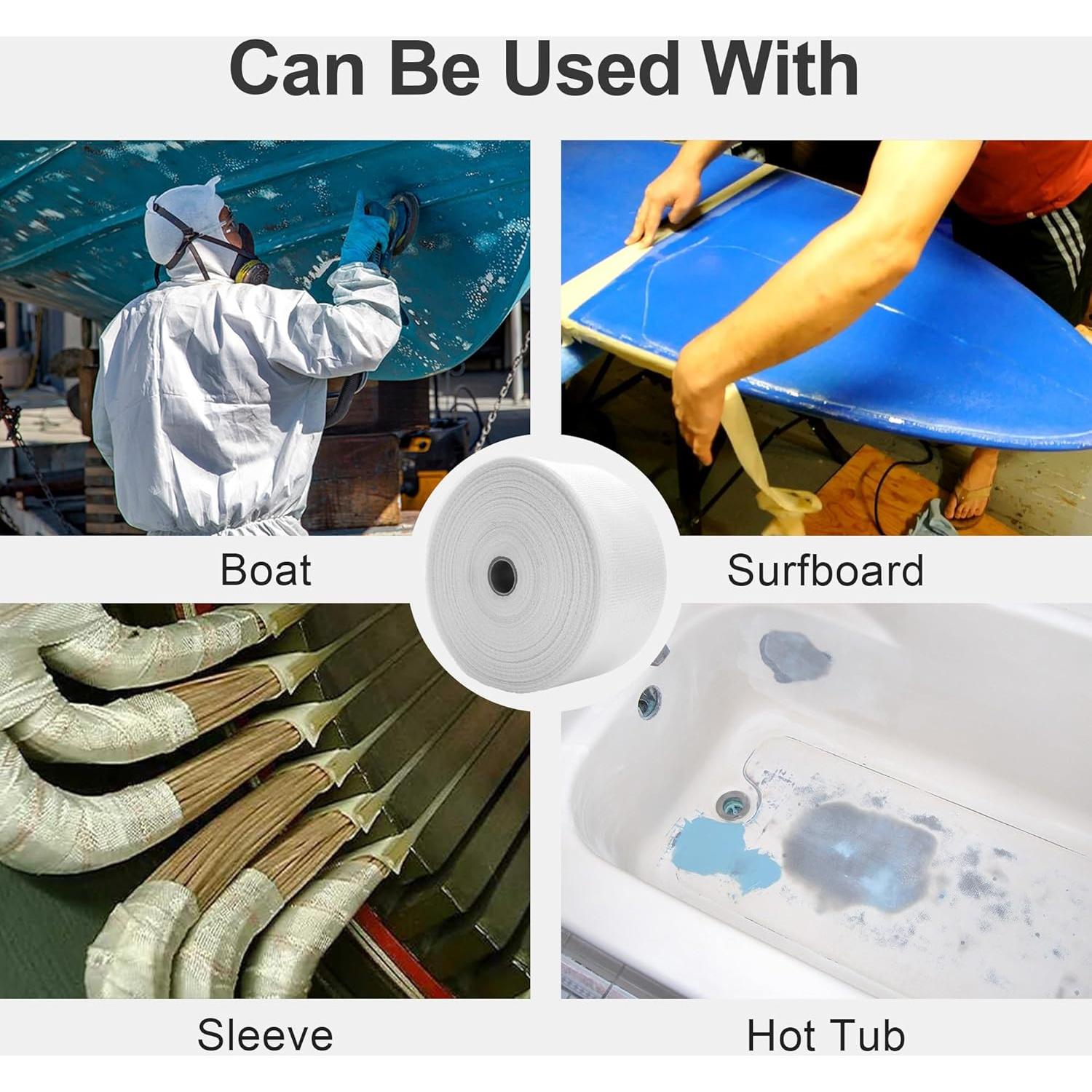 Cinta de Tela de Fibra de Vidrio NEZUIBAN 5 cm x 45.72 m 170 g