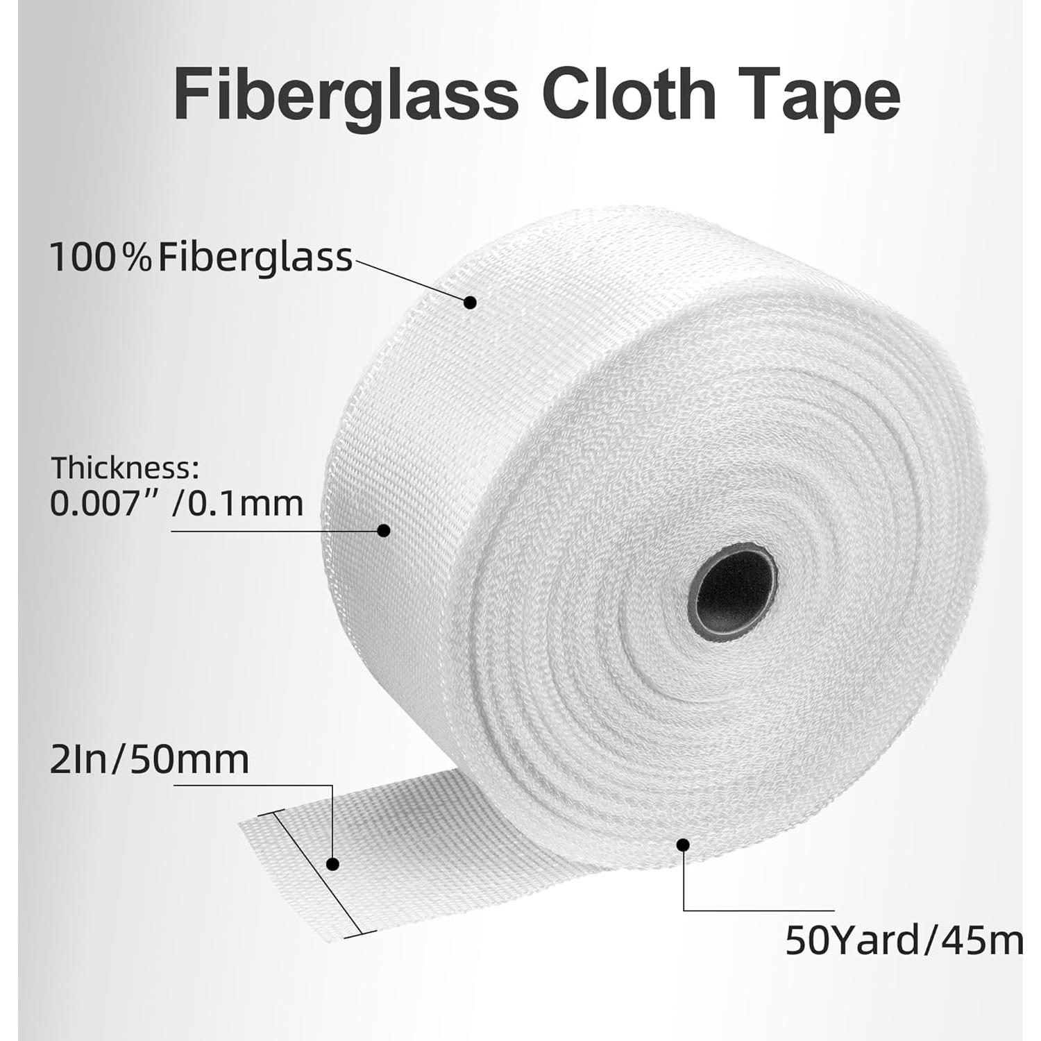 Cinta de Tela de Fibra de Vidrio NEZUIBAN 5 cm x 45.72 m 170 g