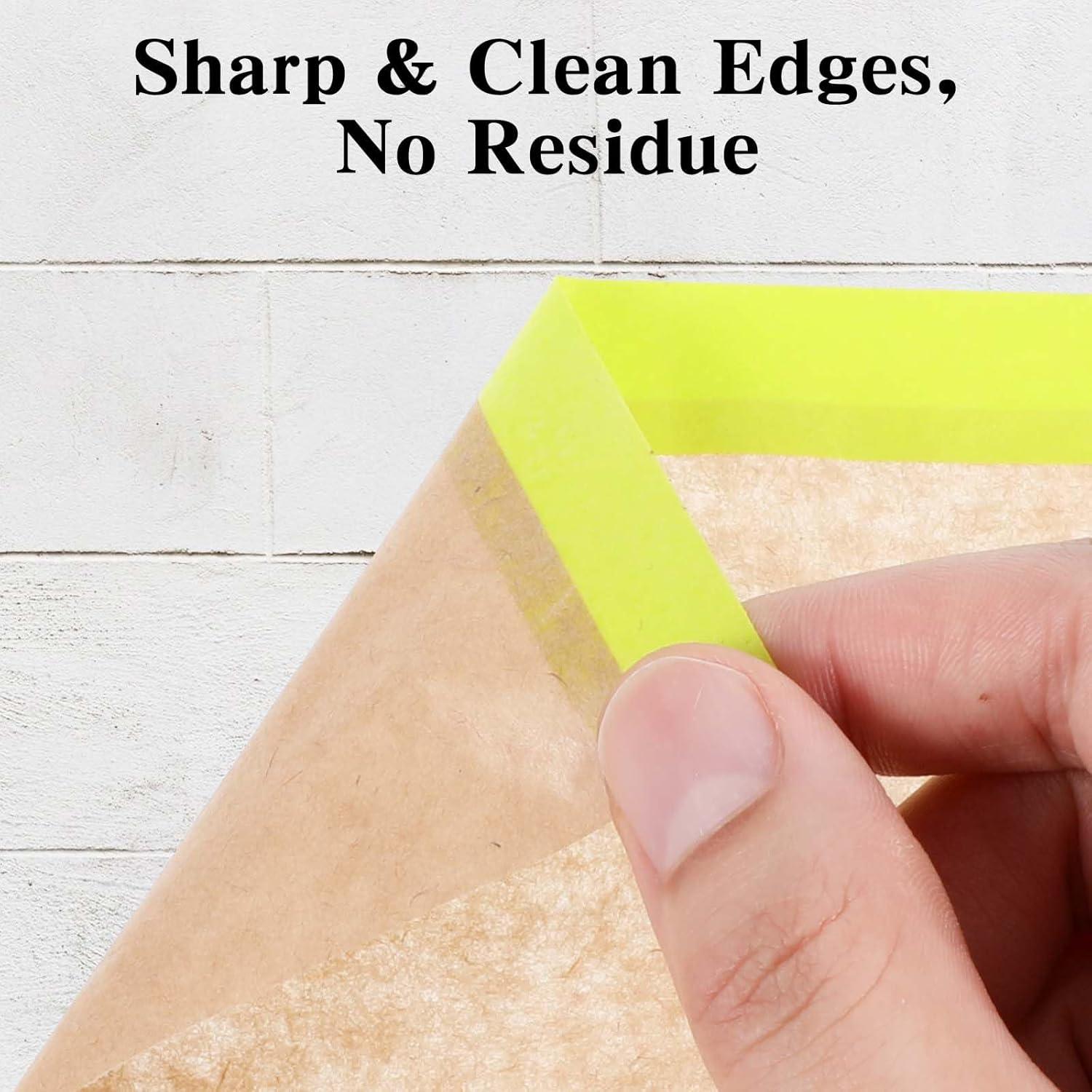 Papel de Enmascarar Pre-tapeado MAQUITA 6" x 15.24m para Pintura