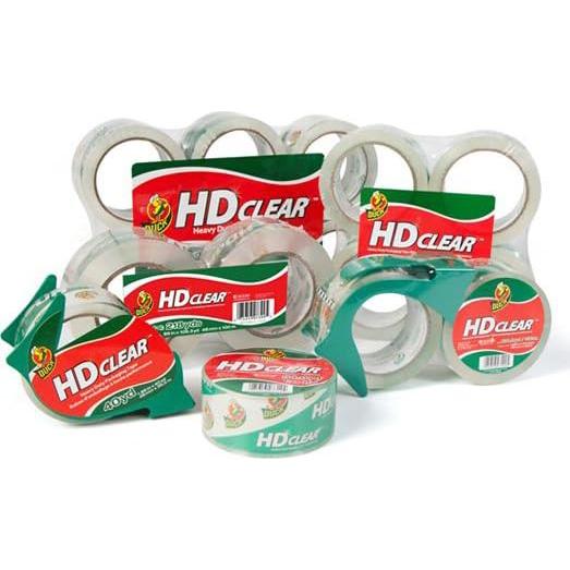 Cinta de Empaque Duck HD Clear 40 Yardas Transparente