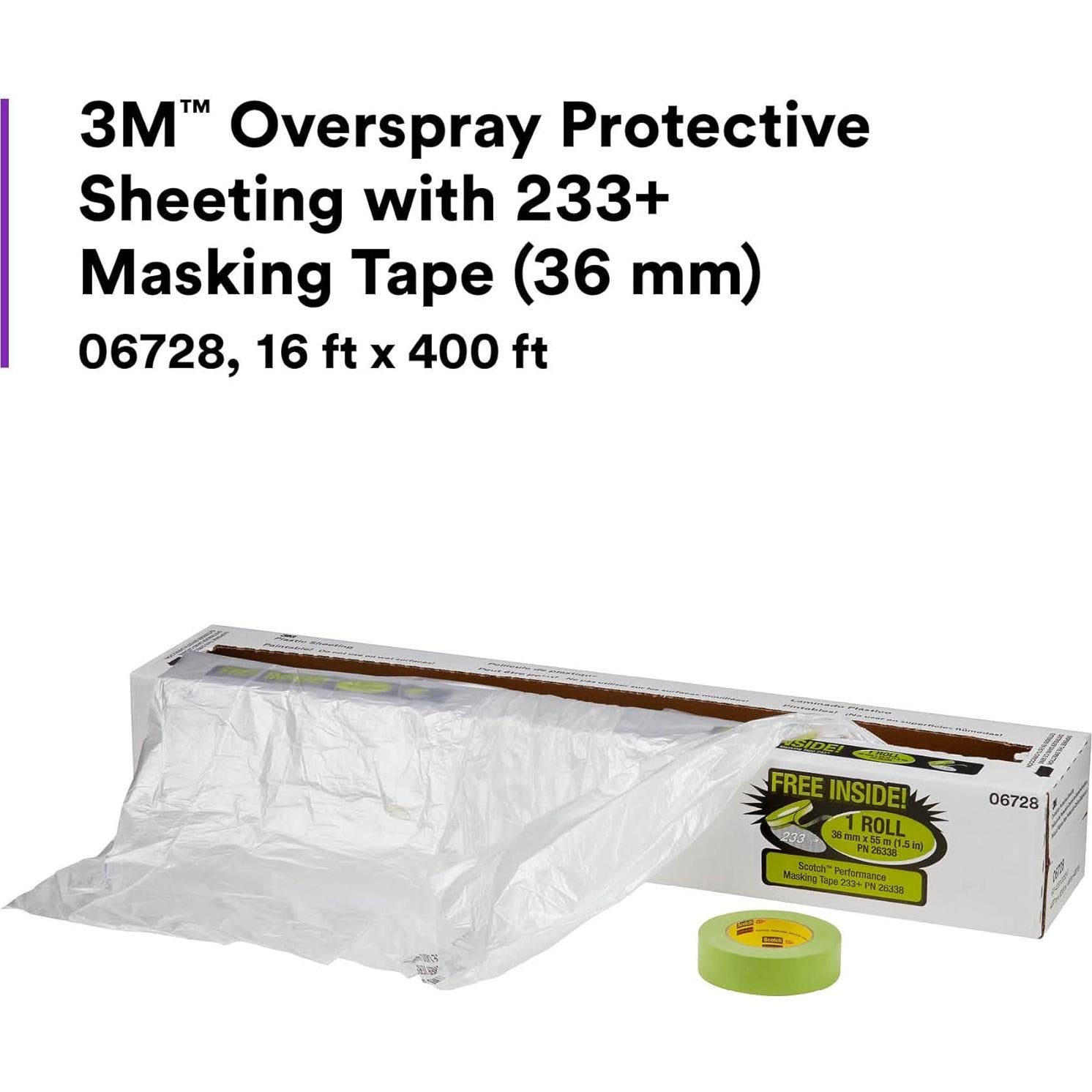 Hoja Protectora 3M 06728 contra Rocíos 4.88 m x 97.47 cm