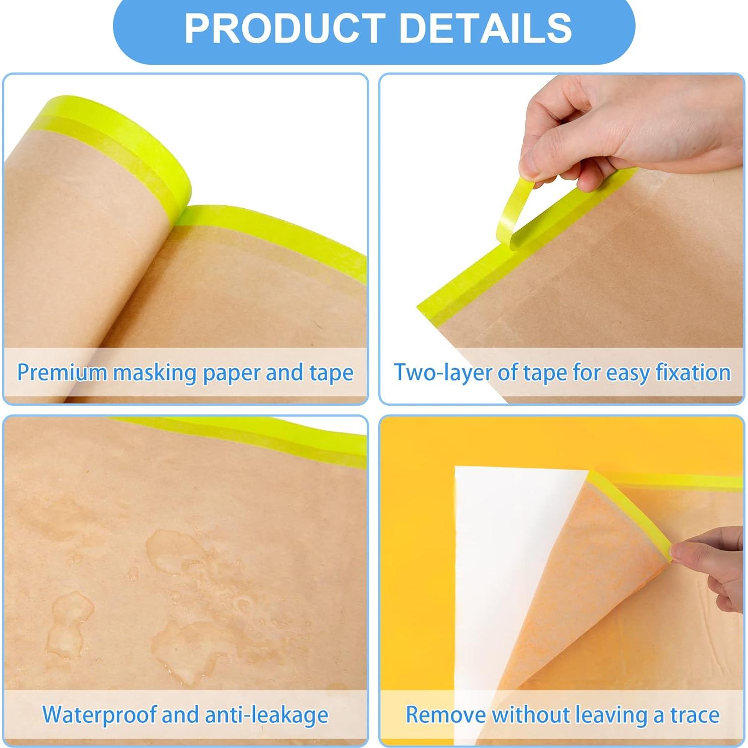 Papel de Enmascarar MyLifeUNIT 12 Piezas para Pintura