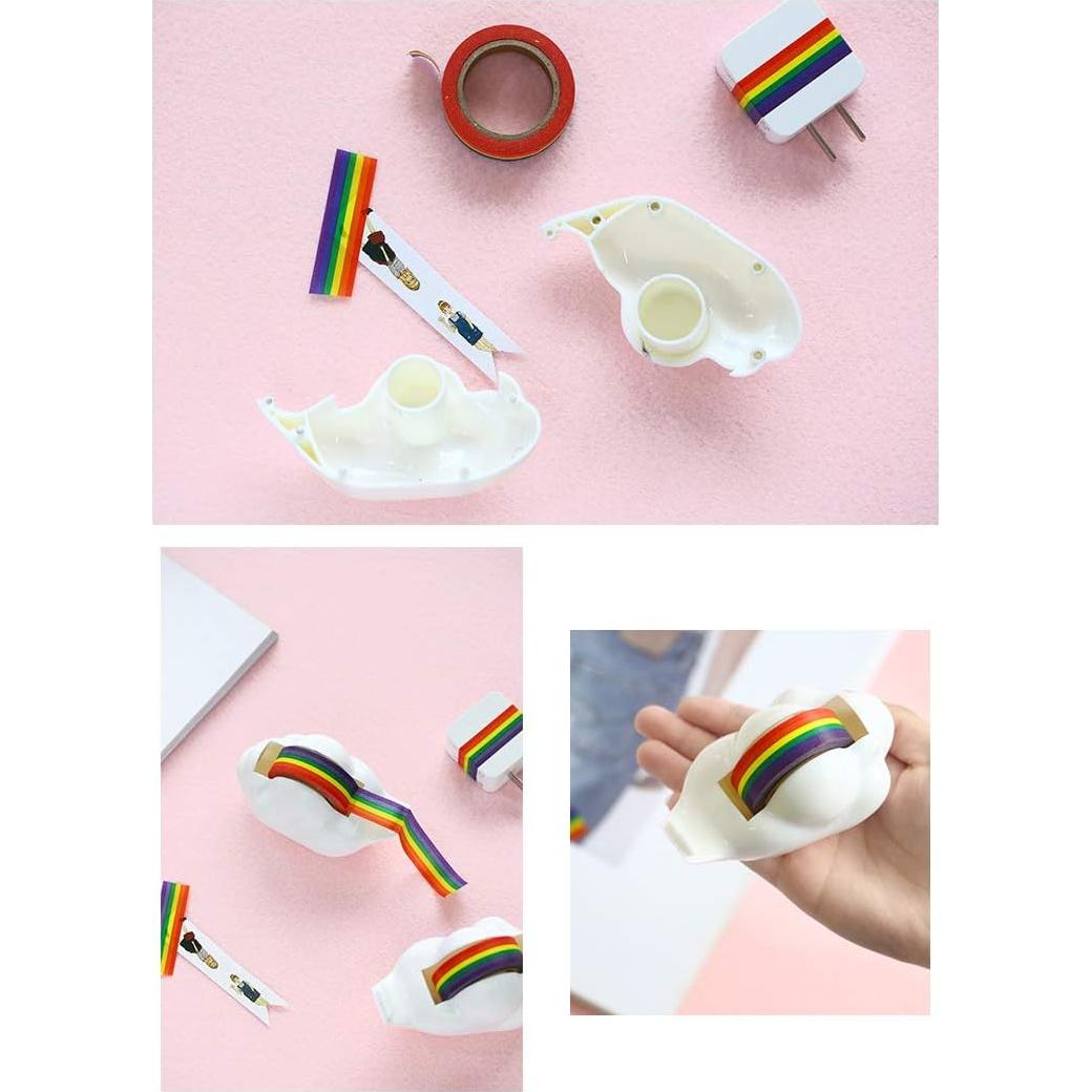 Dispensador de Cinta Arcoíris Lind Kitchen 10x6x5.5cm