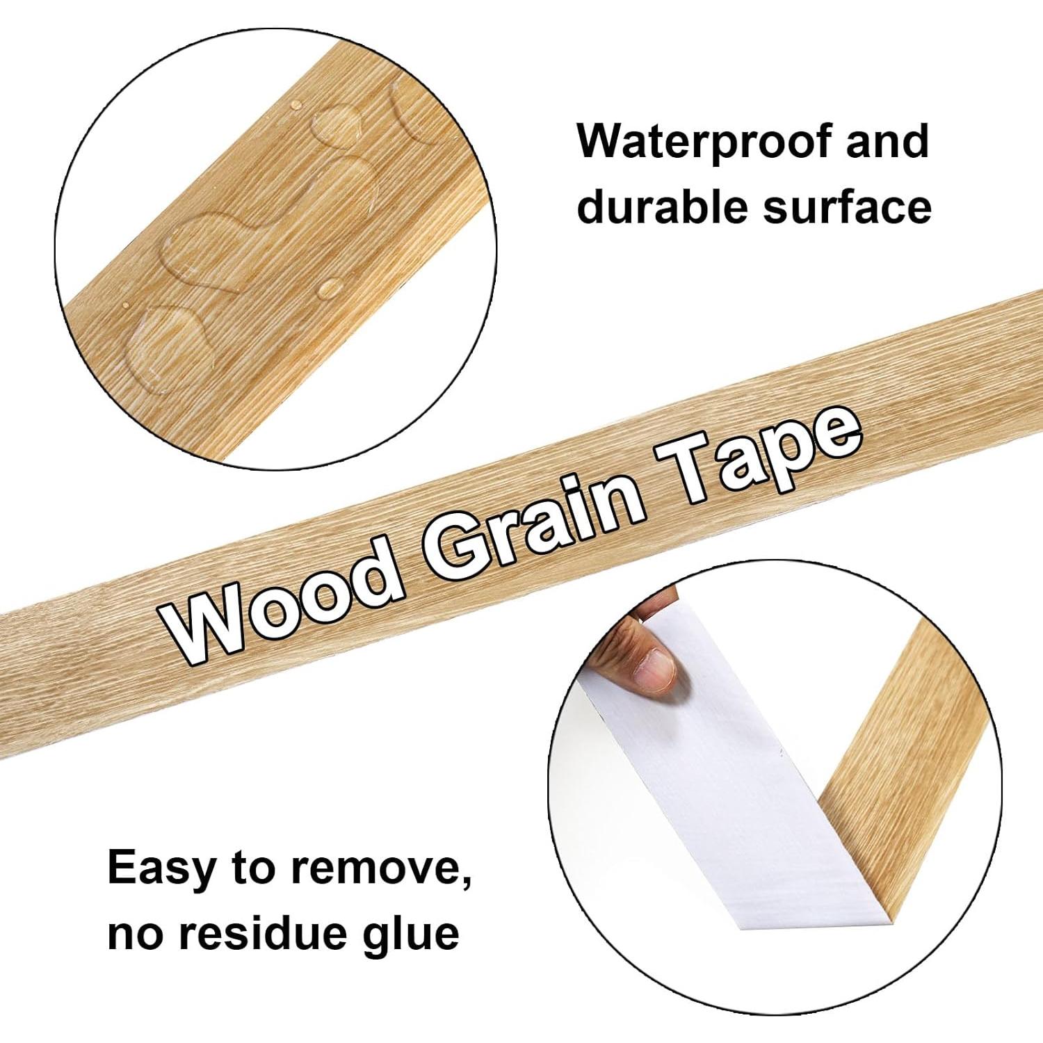 Cinta de Reparación de Madera BOMEI PACK 5.08cm x 10.06m Roble Café