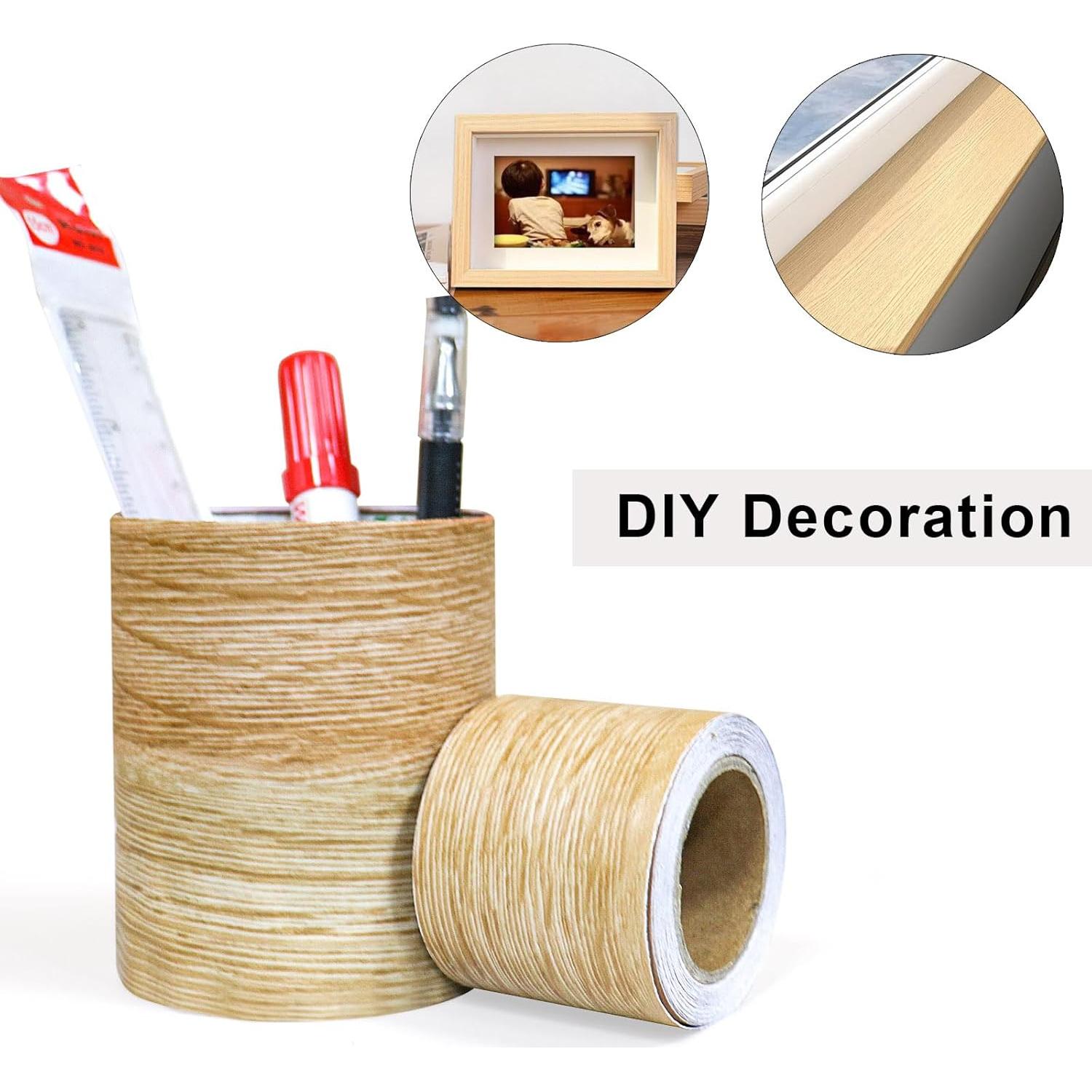 Cinta de Reparación de Madera BOMEI PACK 5.08cm x 10.06m Roble Café