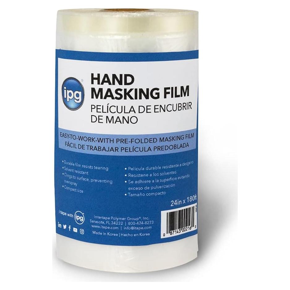 Película de Enmascarar a Mano IPG 61 cm x 54.86 m Transparente