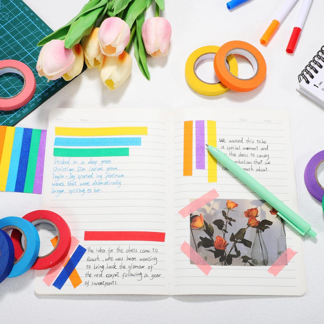 Cintas de Enmascarar de Color Artibetter - 3 Rollos 6.3cm