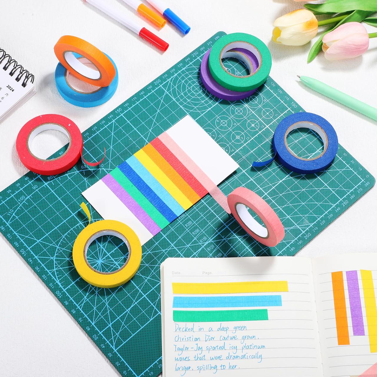 Cintas de Enmascarar de Color Artibetter - 3 Rollos 6.3cm