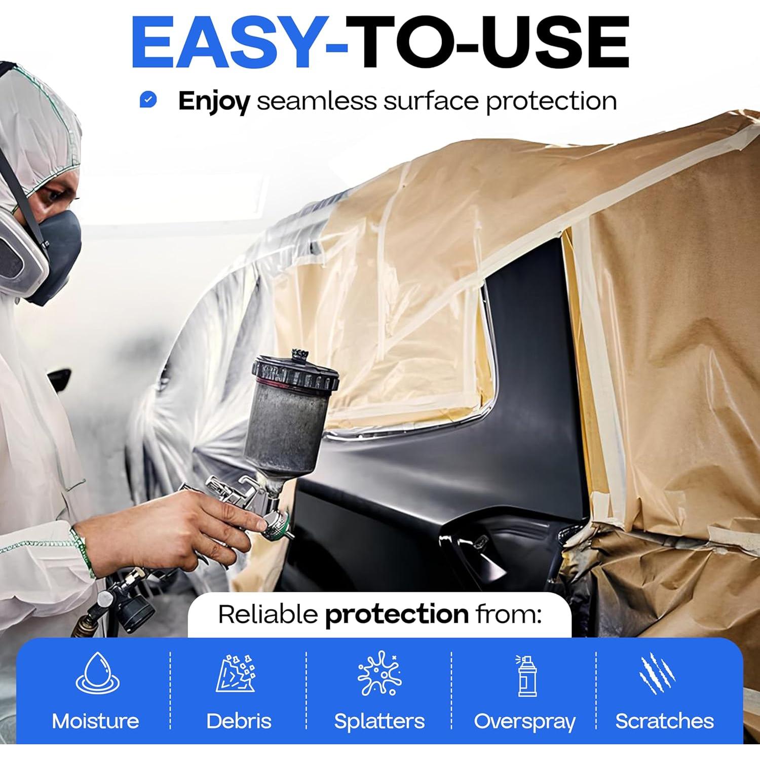 Conjunto de papel enmascarador IDL Packaging 23, 30 y 46 cm