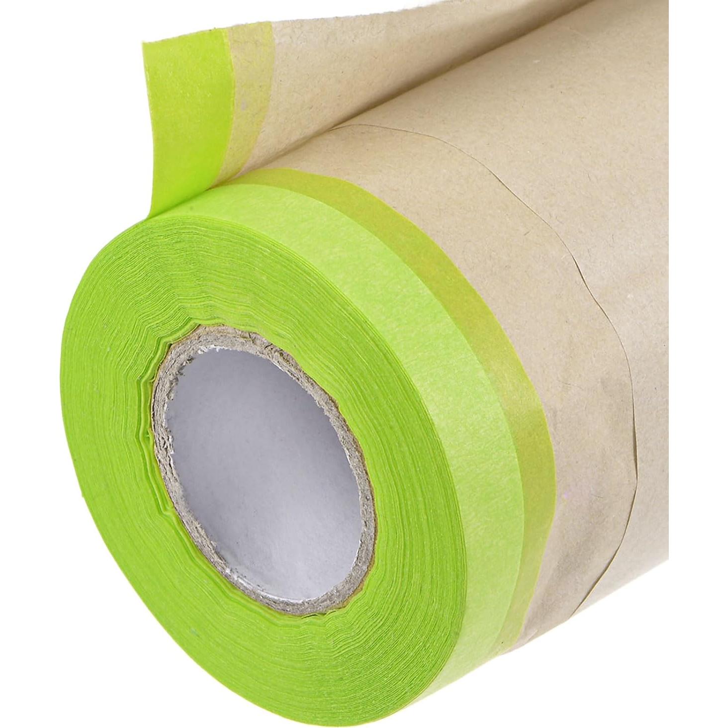 Cinta de Enmascarar Pre-Cinta uxcell 30 cm x 15 m Verde