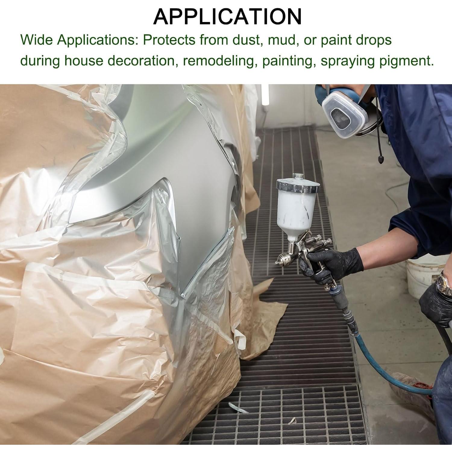 Cinta de Enmascarar Pre-Cinta uxcell 30 cm x 15 m Verde