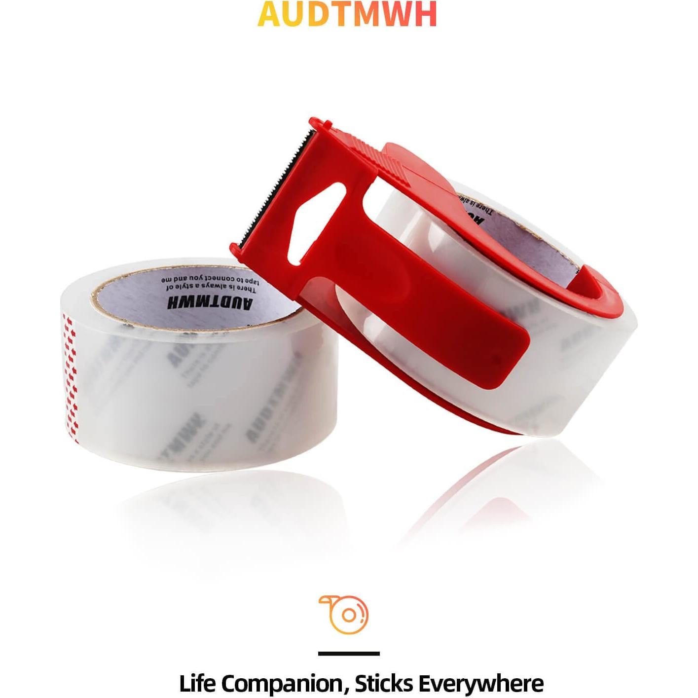 Cinta de Embalaje Transparente AUDTMWH 2 Rollos 87.91 m