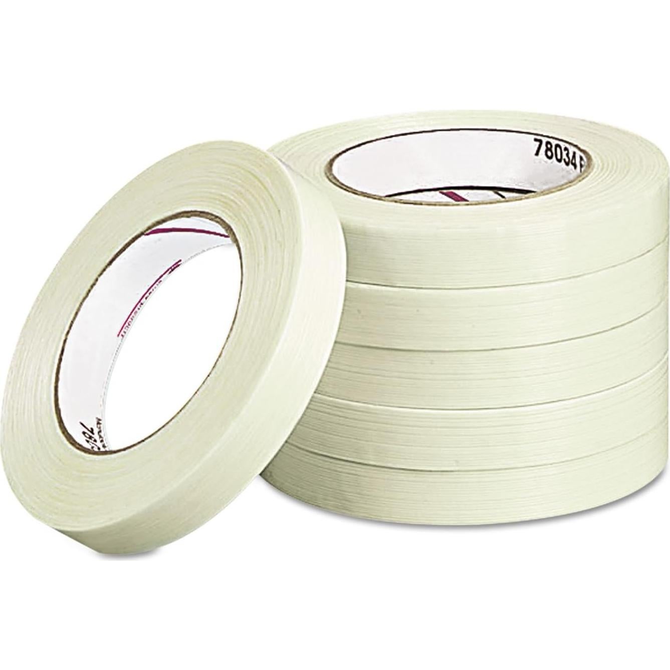 Cinta de Filamento Universal 19mm x 54.86m Transparente