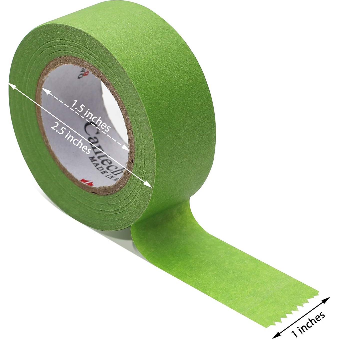 Juego de Cinta de Enmascarar HERNGEE 6 Rollos 2.54cm x 15.24m