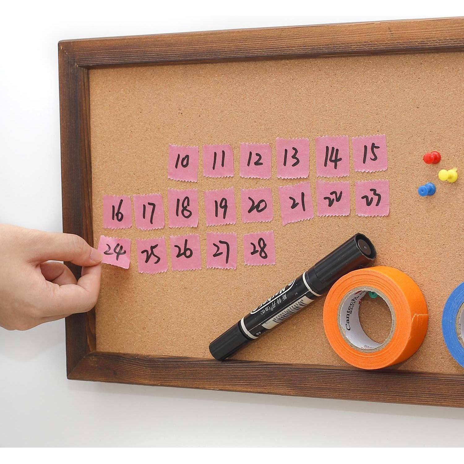 Juego de Cinta de Enmascarar HERNGEE 6 Rollos 2.54cm x 15.24m