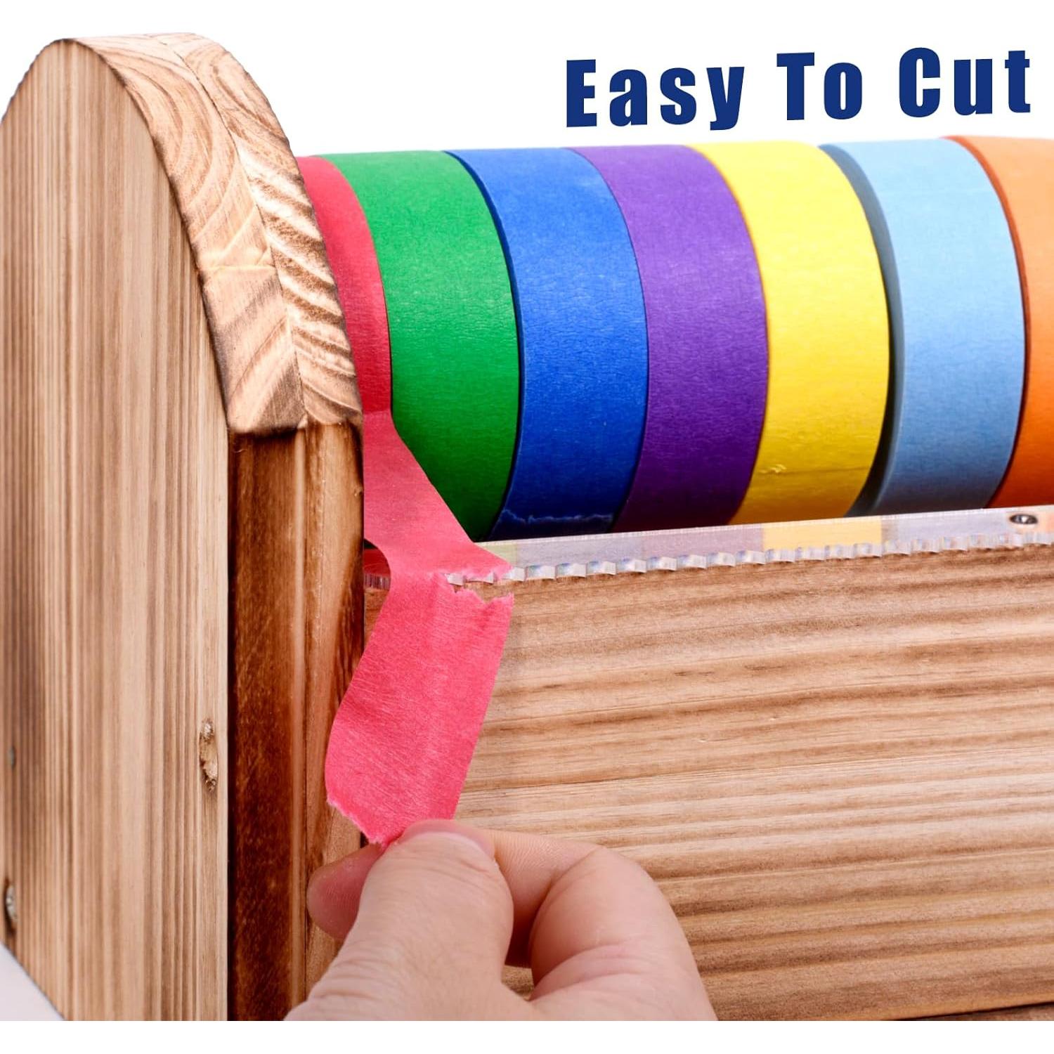 Dispensador de Cinta de Enmascarar Niyanghome AC50861 Madera