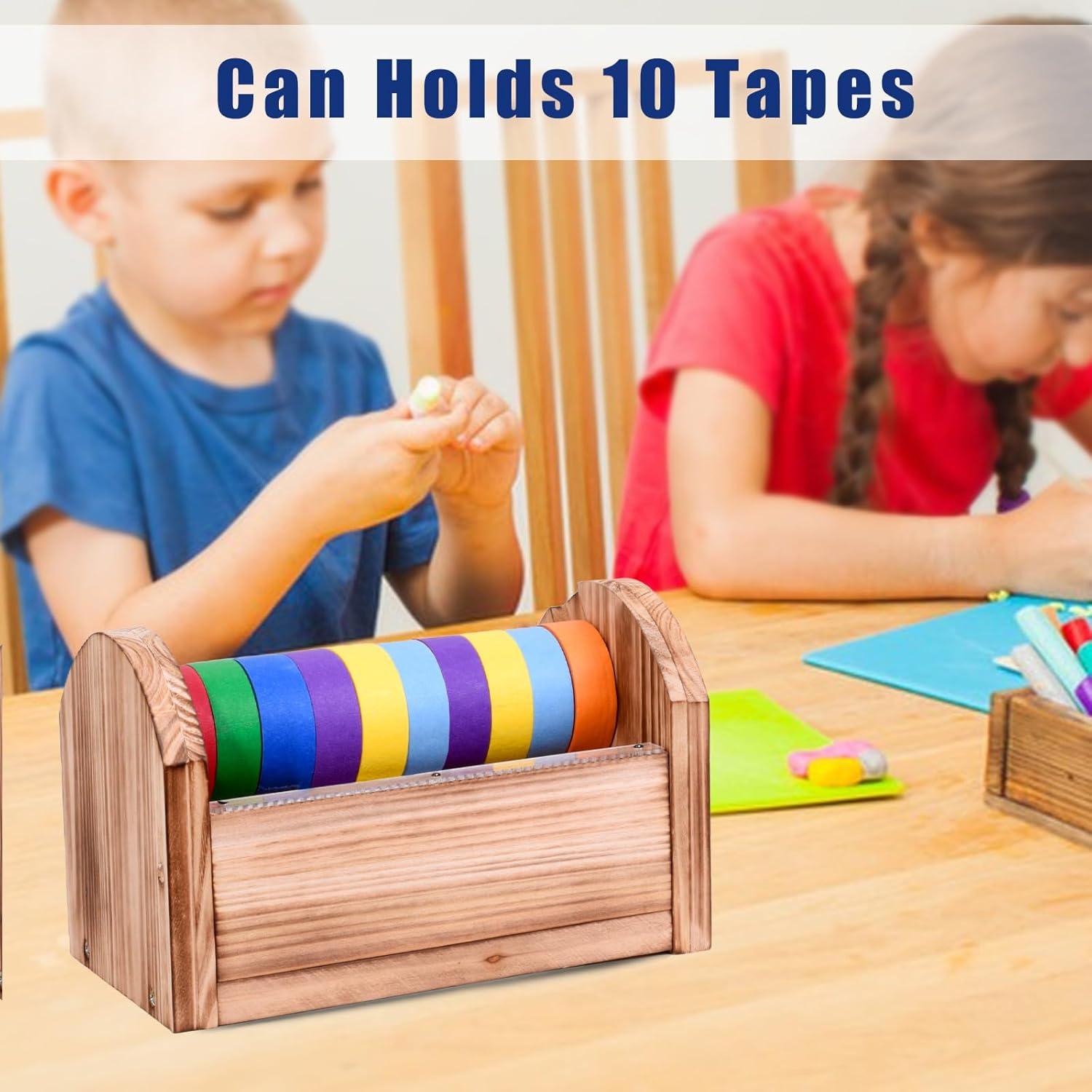 Dispensador de Cinta de Enmascarar Niyanghome AC50861 Madera