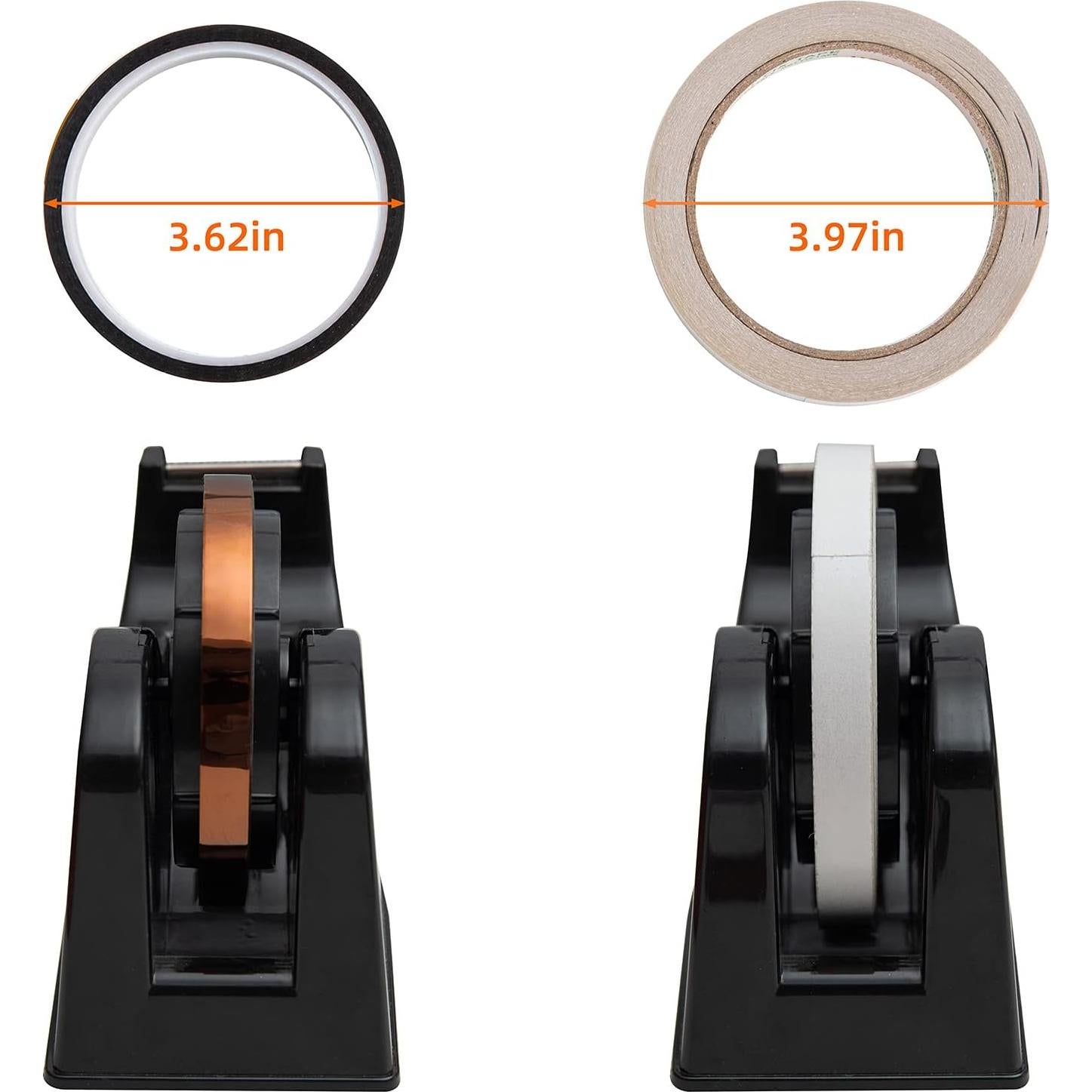 Dispensador de Cinta de Escritorio ihomecooker Negro Antideslizante