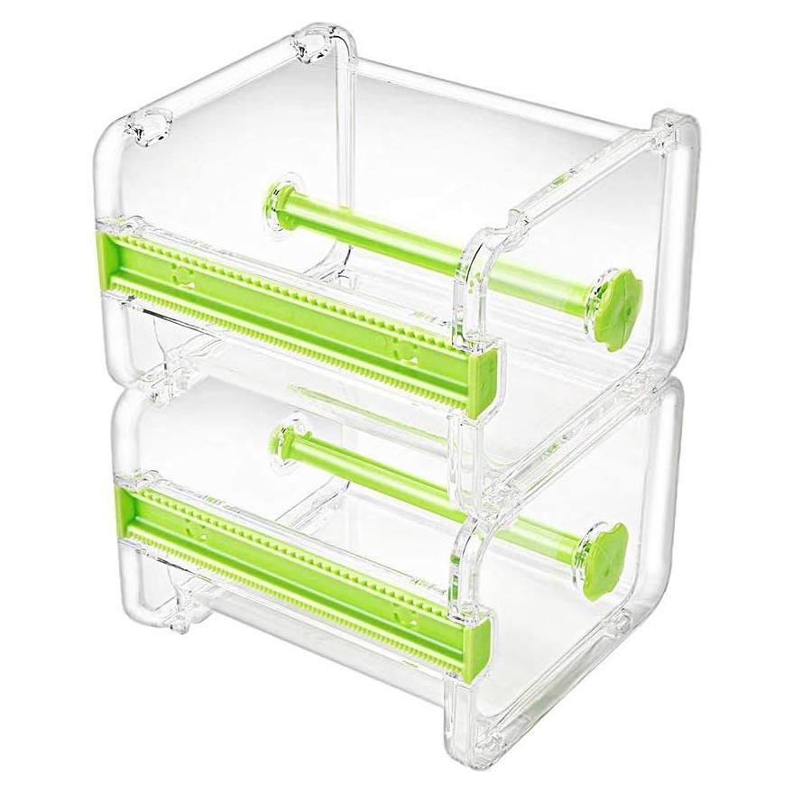 Dispensador de Cinta Adhesiva Molshine Verde 2 Piezas Multiusos