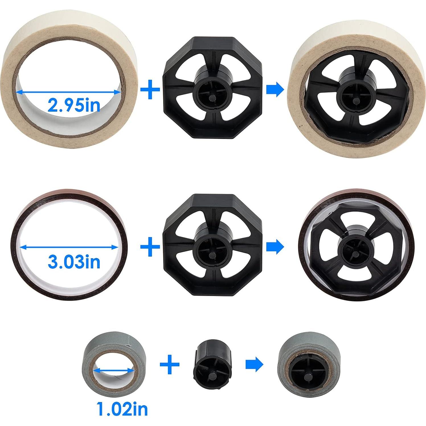 Dispensador de Cinta de Escritorio iHomecooker Azul 1" y 3"