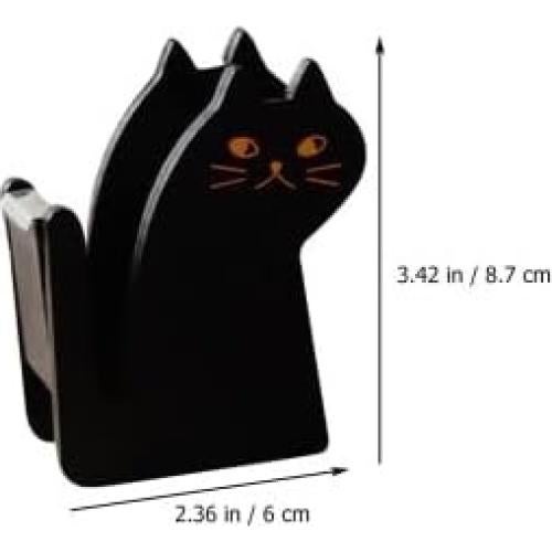 Dispensador de Cinta de Gato STOBOK - Cortador Vintage de Madera