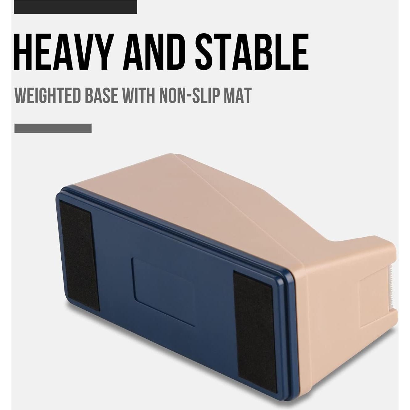 Dispensador de Cinta Lichamp 3" - Base Antideslizante y Cuchilla Alta Calidad