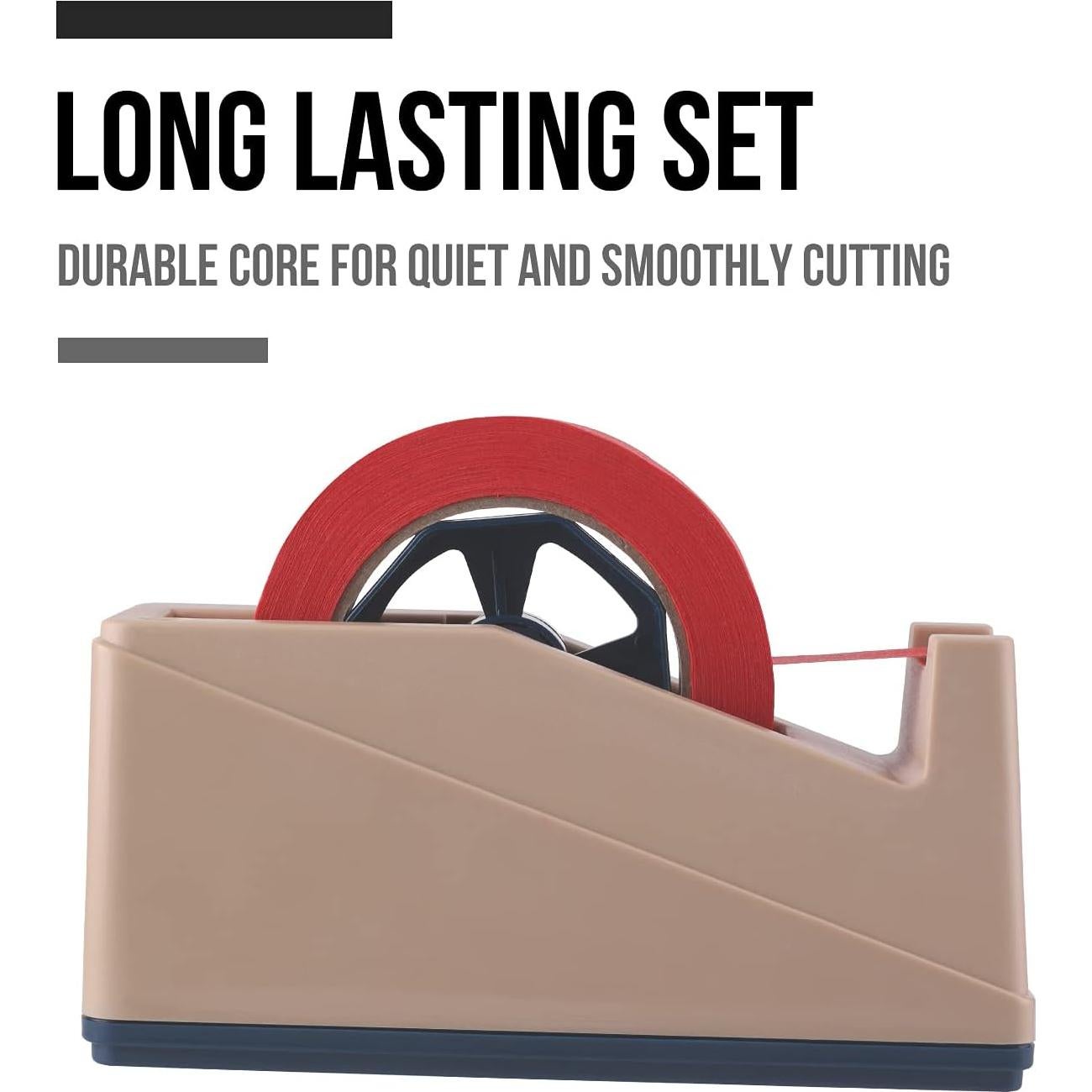 Dispensador de Cinta Lichamp 3" - Base Antideslizante y Cuchilla Alta Calidad