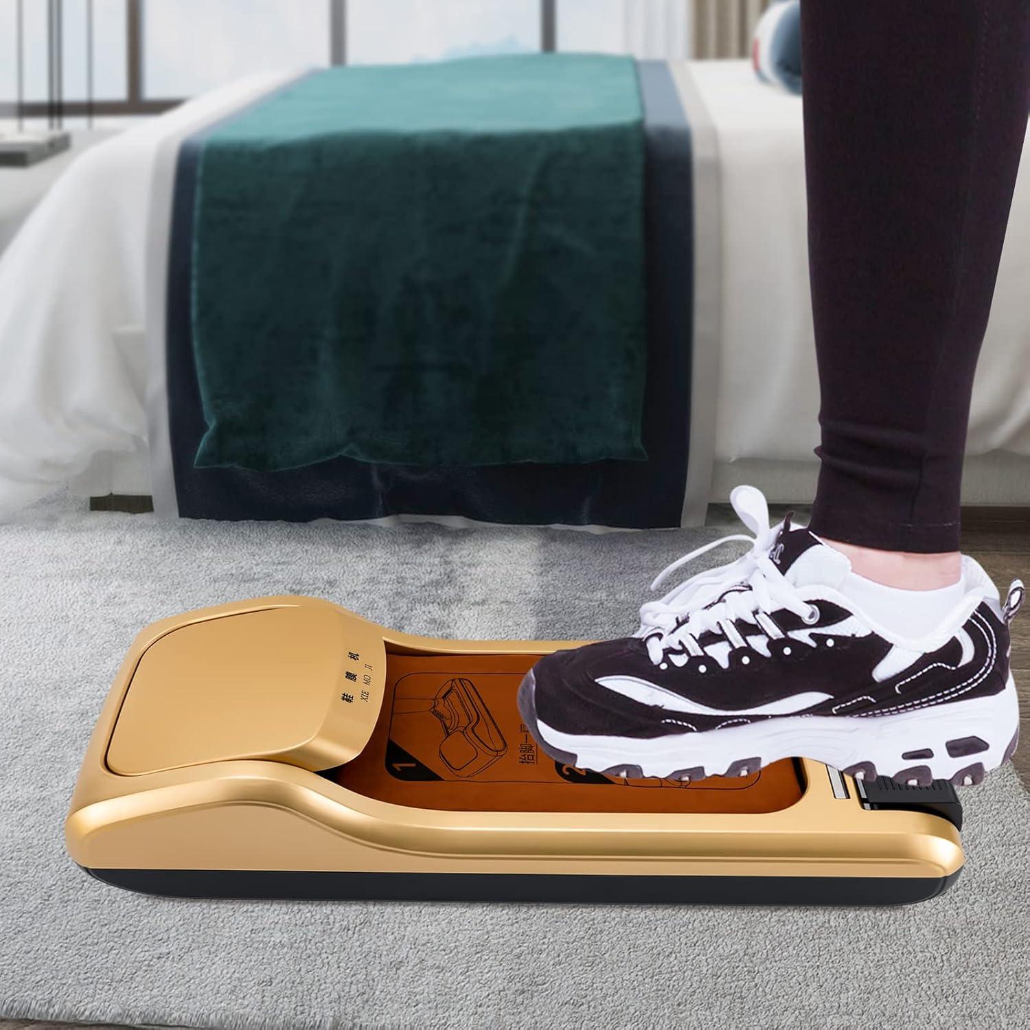 Dispensador Automático de Cubiertas de Zapatos Headery Dorado