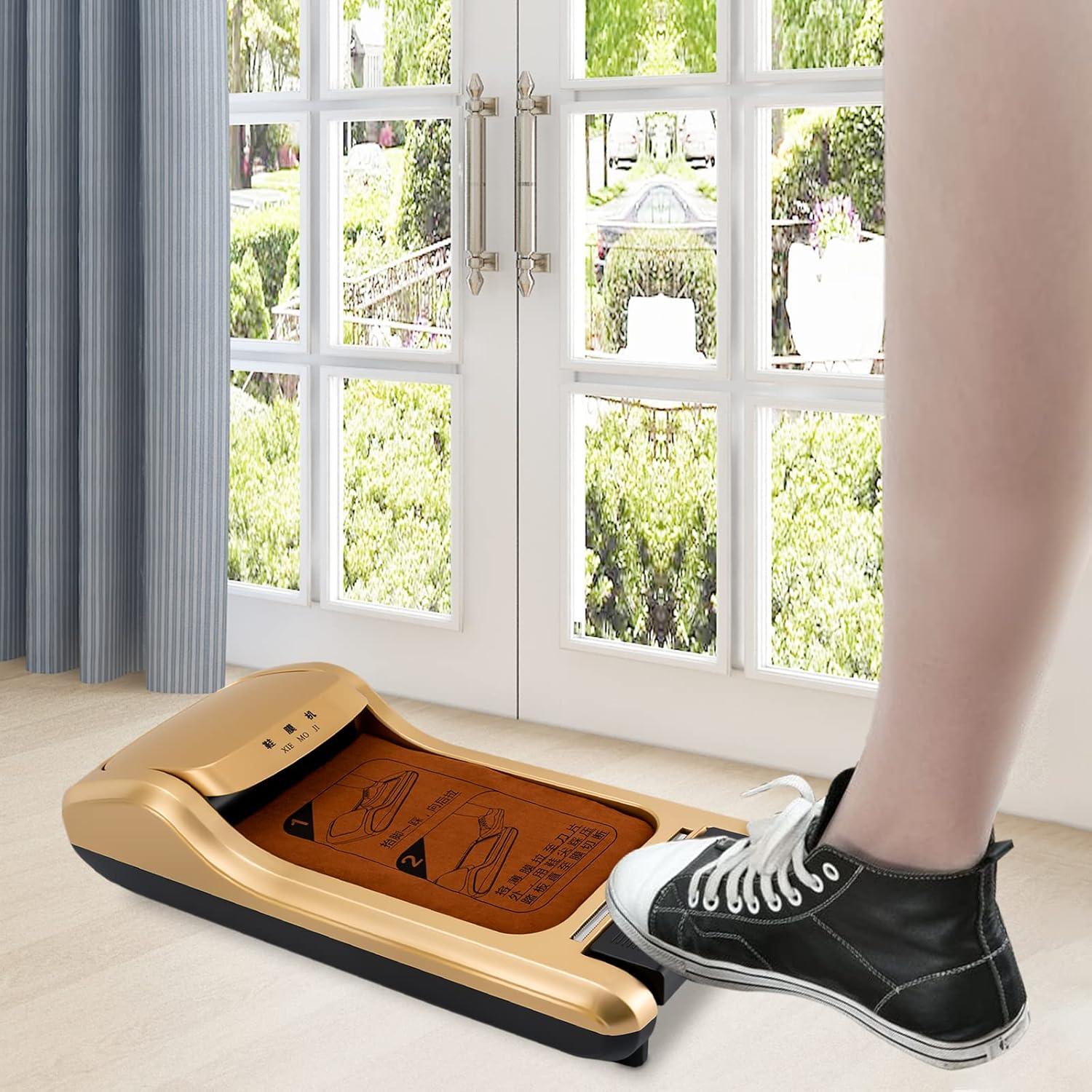 Dispensador Automático de Cubiertas de Zapatos Headery Dorado