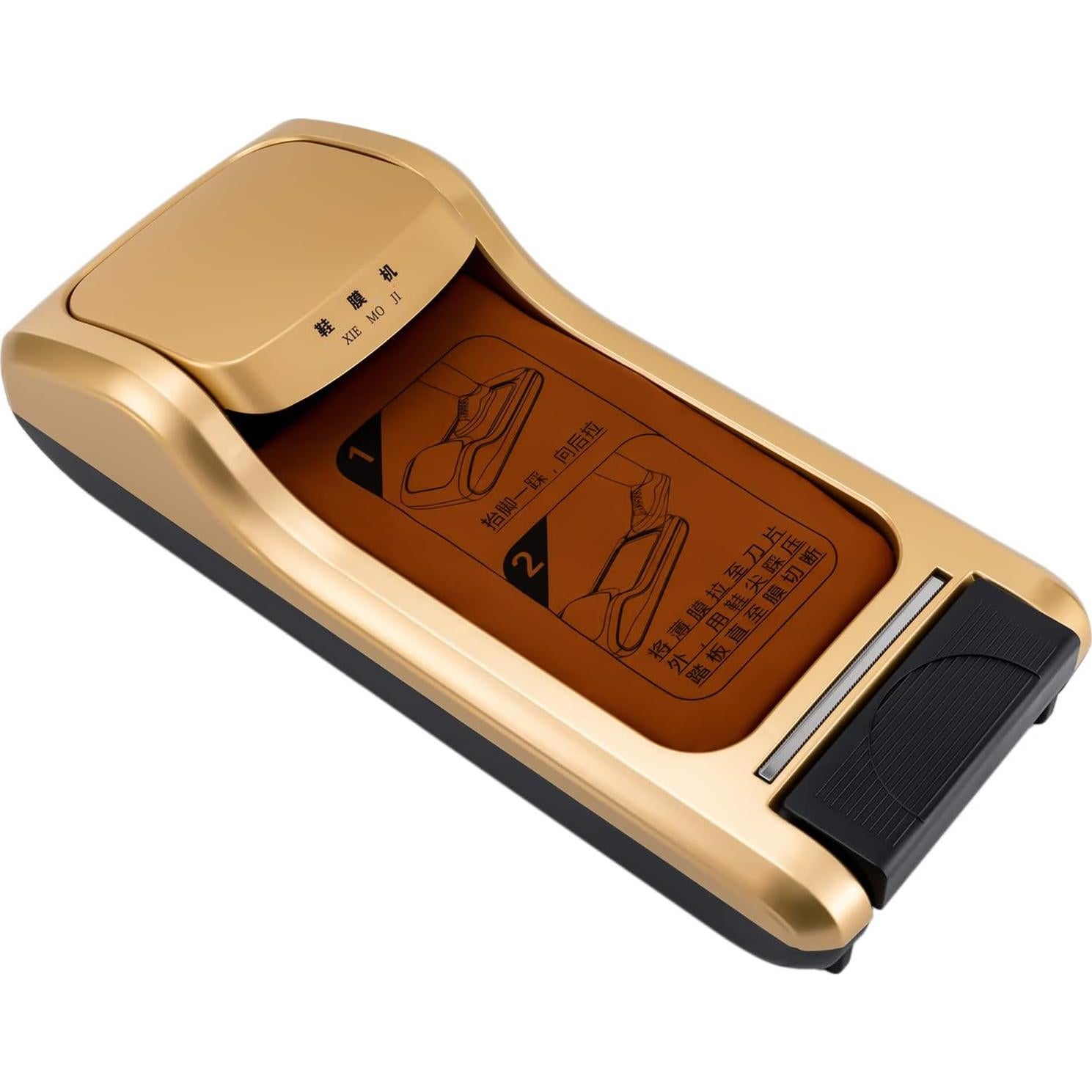 Dispensador Automático de Cubiertas de Zapatos Headery Dorado