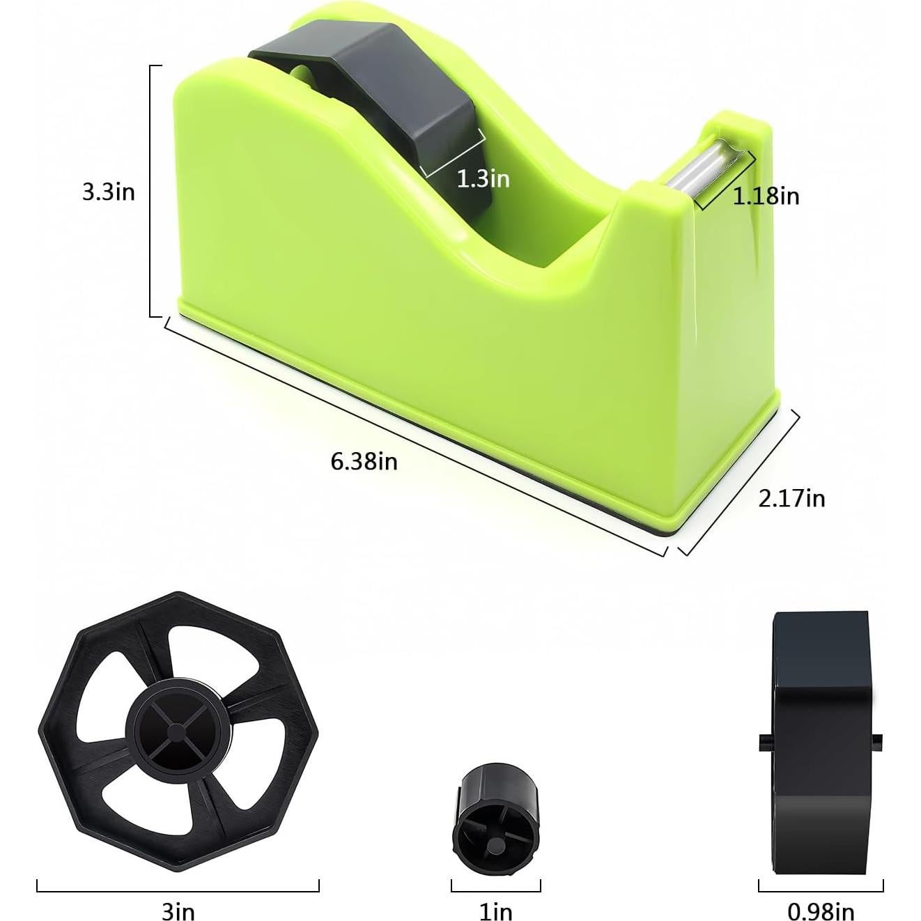 Dispensador de Cinta de Calor LKYUYV Verde con Base Antideslizante