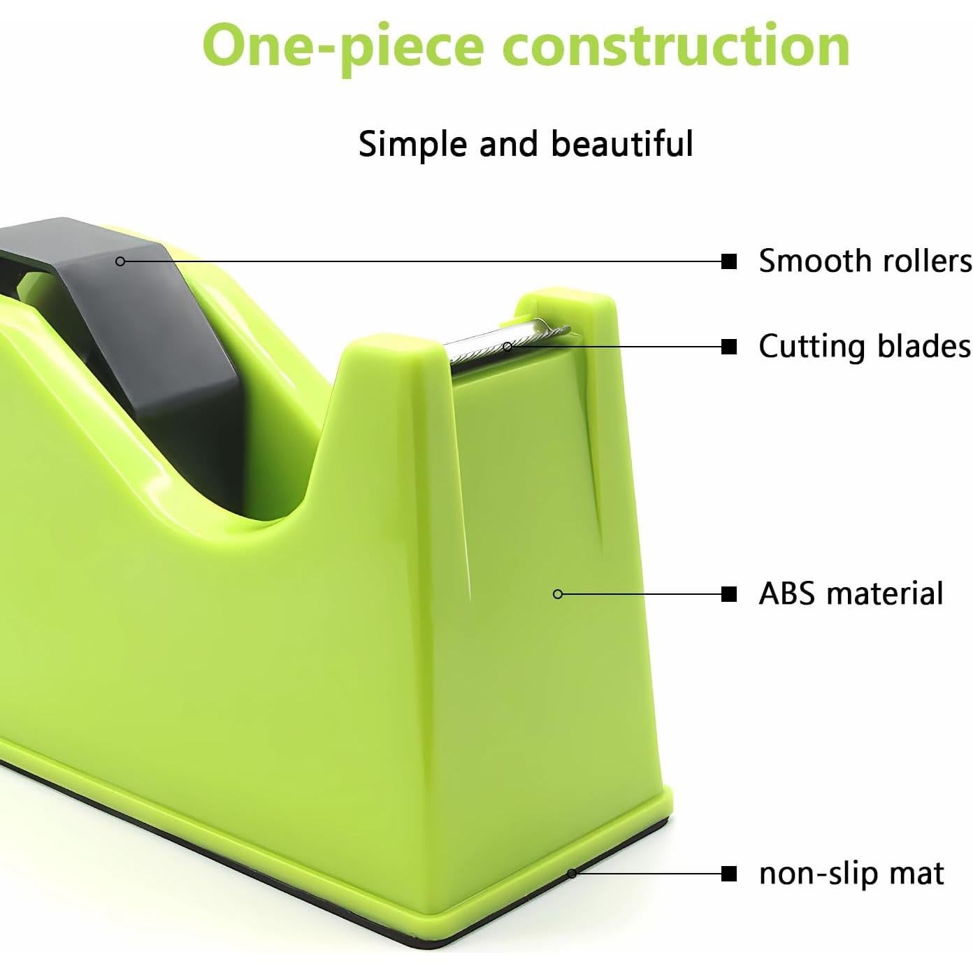 Dispensador de Cinta de Calor LKYUYV Verde con Base Antideslizante