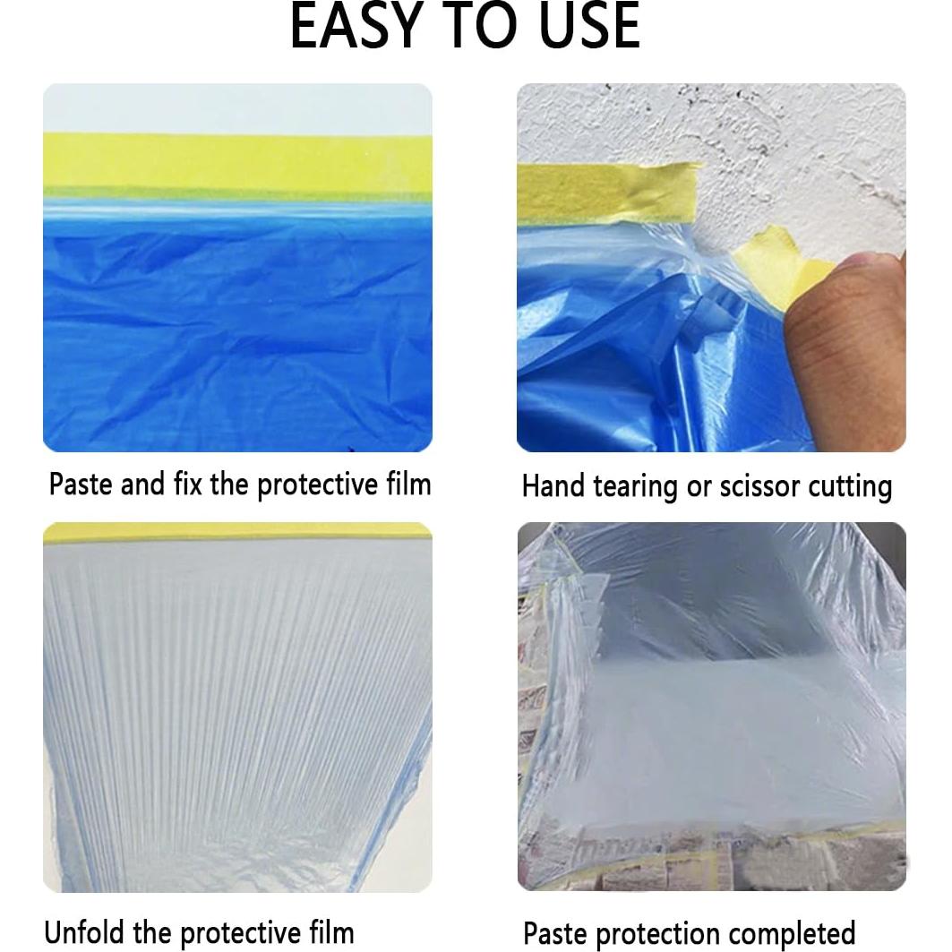 Película Protectora para Pintura en Spray Hengengood 111.76 cm x 24.99 m