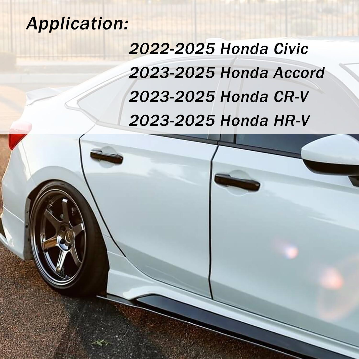 Cubiertas de Manija de Puerta AUCERAMIC para Honda Civic 2022-2025