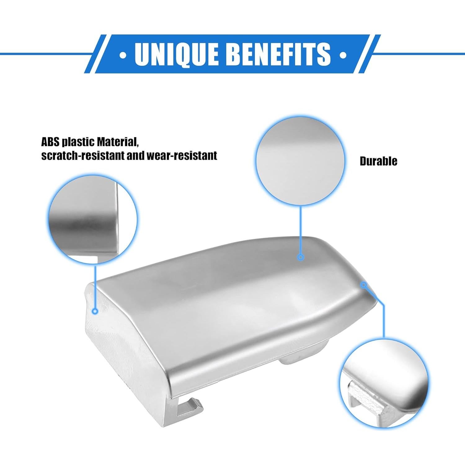 Cubierta de Tapa de Manija de Puerta VekAuto para Cadillac Escalade 2015-2018