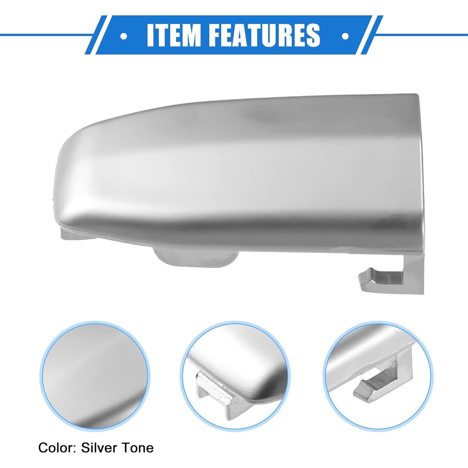 Cubierta de Tapa de Manija de Puerta VekAuto para Cadillac Escalade 2015-2018