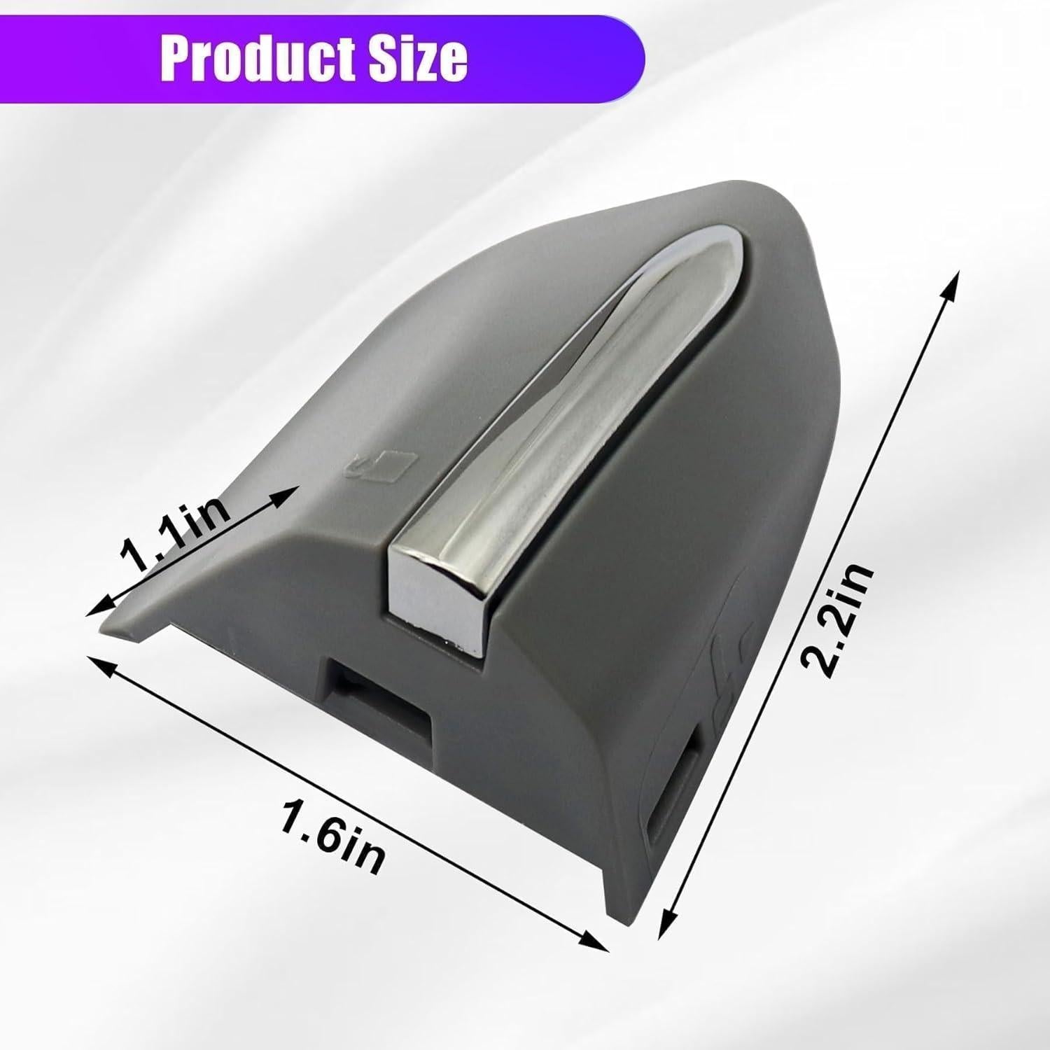 Cubierta de Tapa de Cerradura XQSMWF Cromo para Ford Fusion y Edge