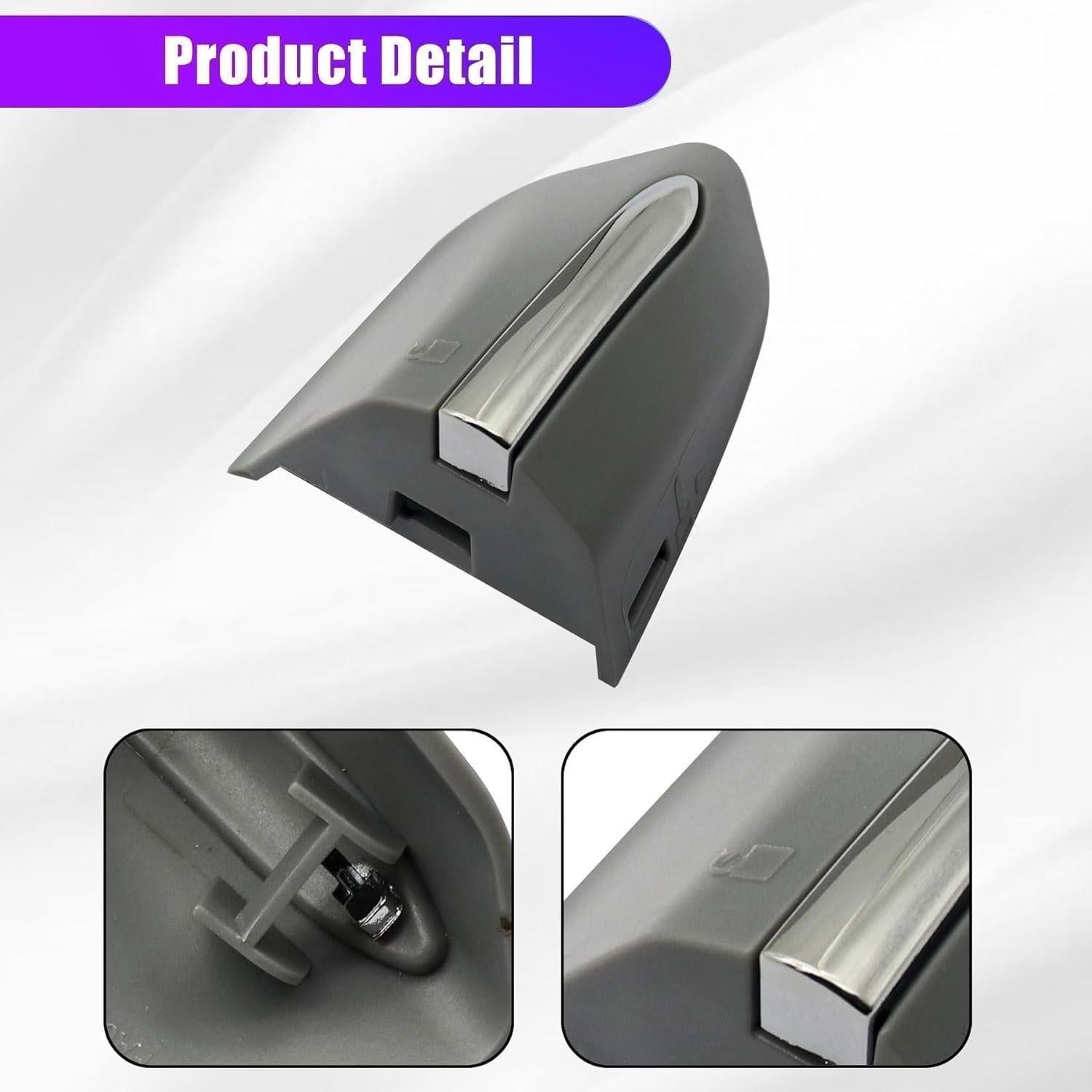 Cubierta de Tapa de Cerradura XQSMWF Cromo para Ford Fusion y Edge