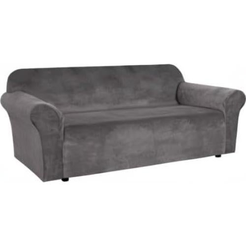 Funda de Sofá Elástica H.VERSAILTEX Terciopelo Gris 183-229 cm