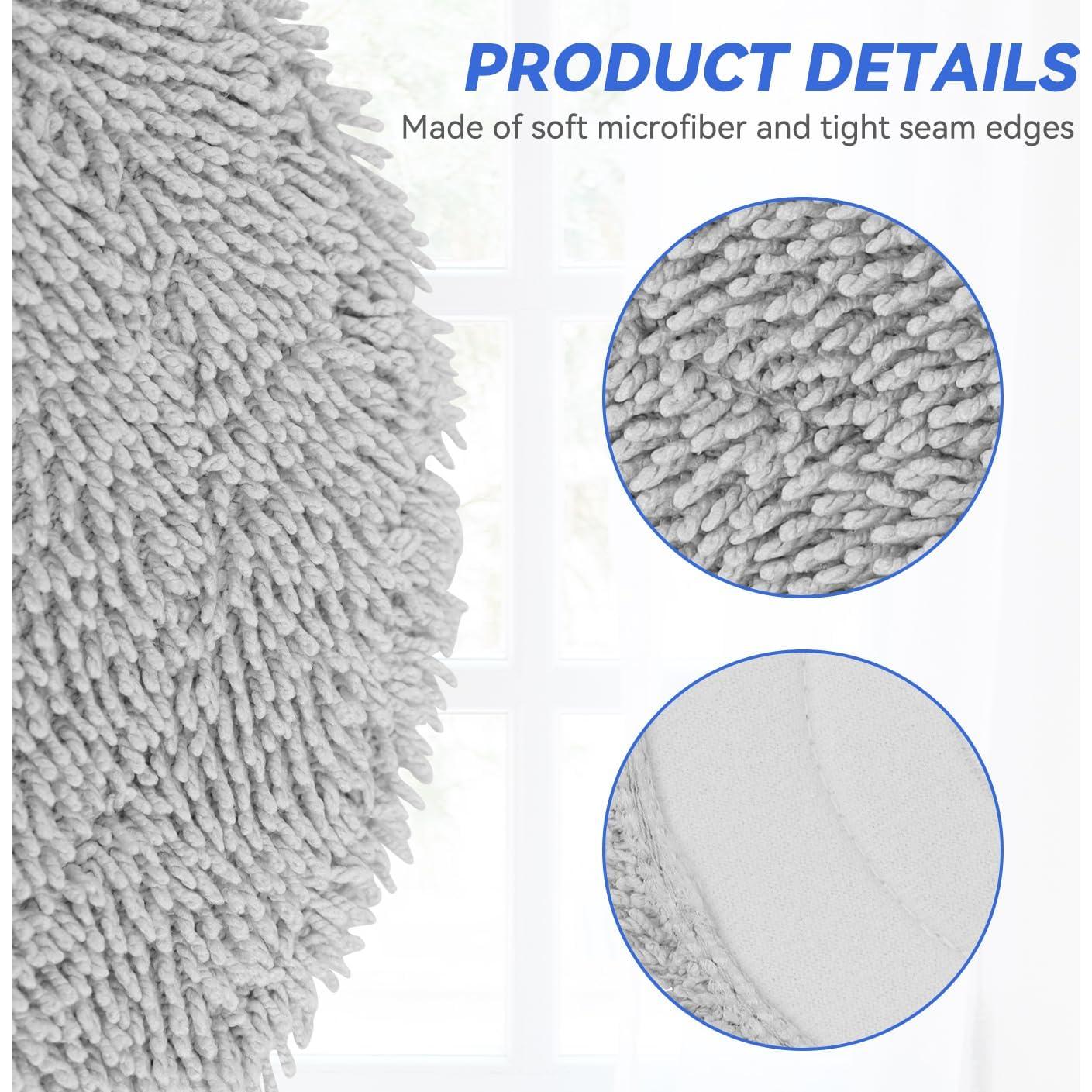 Almohadillas de Trapeador Reemplazo Sgizoku para Dreame y ECOVACS - 4 Pack