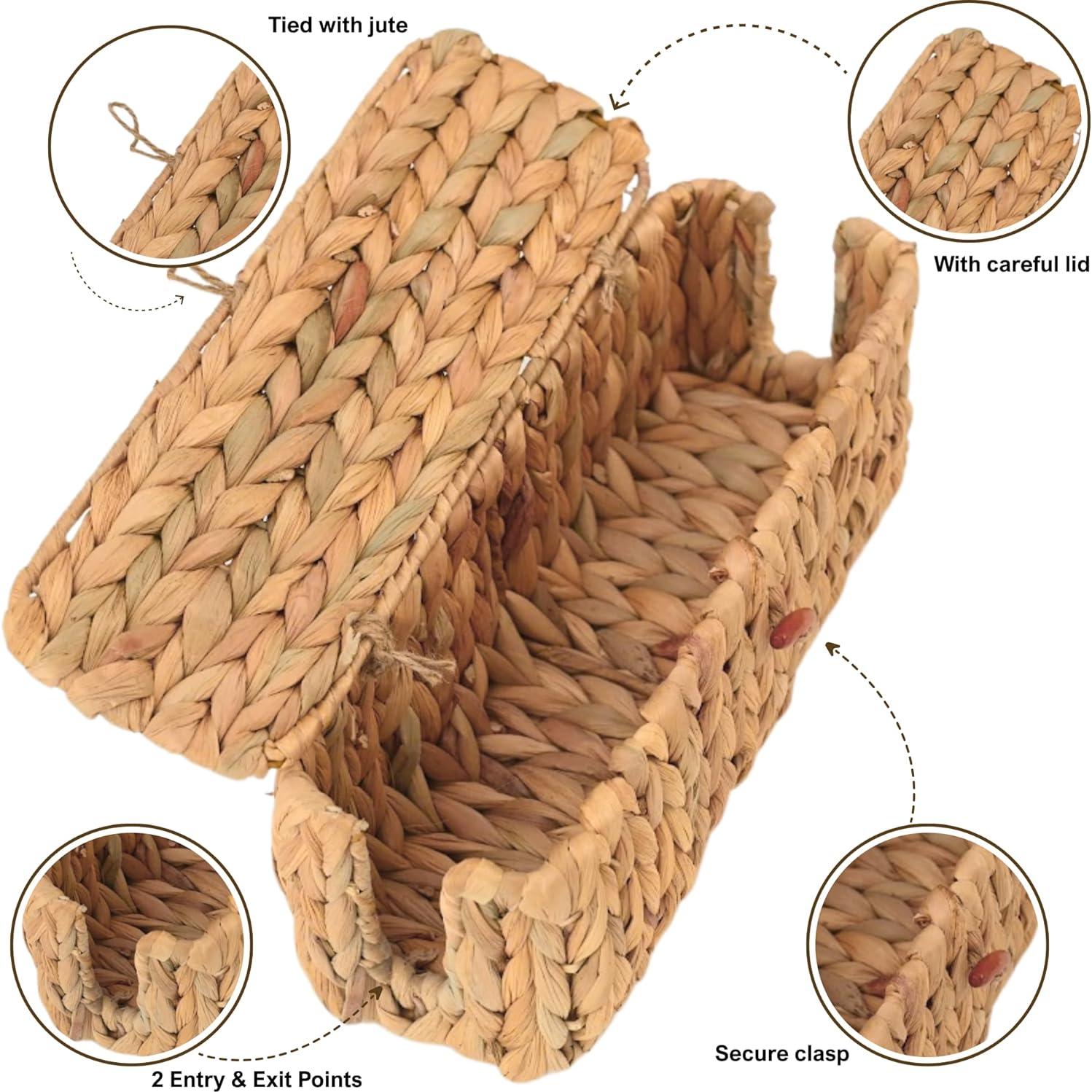 Caja de Gestión de Cables Chumdecor 39.88x18.03 cm Tejida