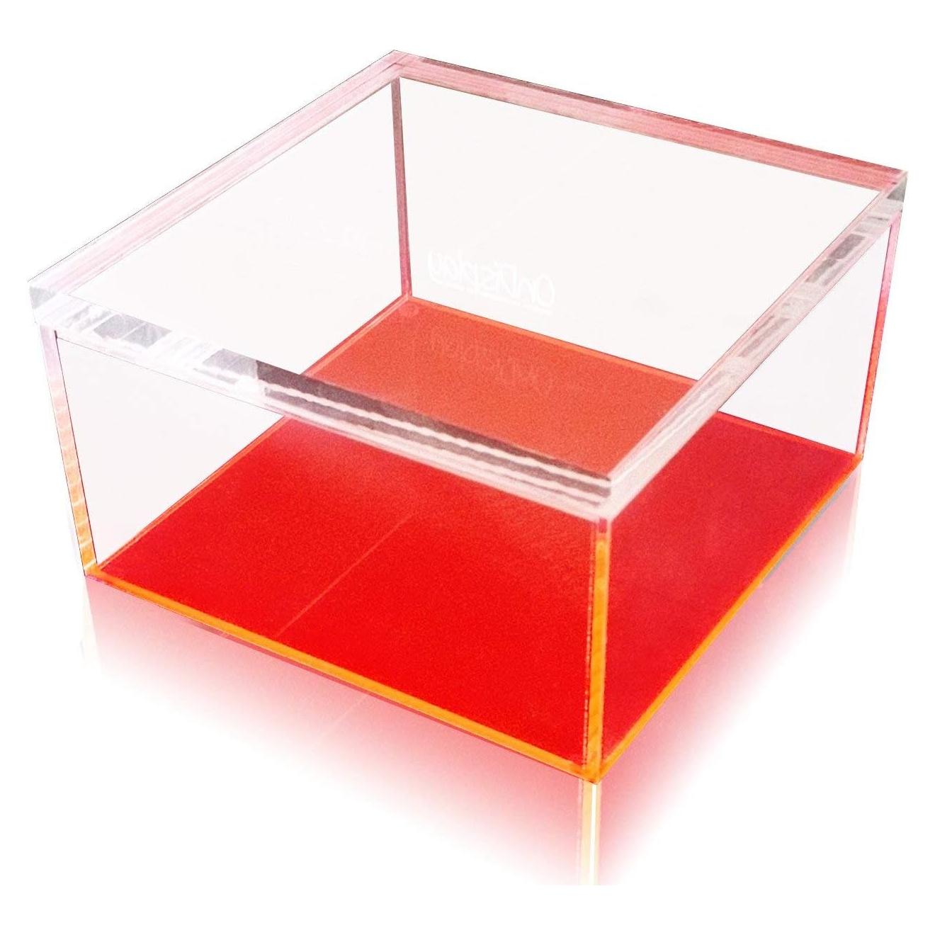 Caja de Almacenamiento Acrílico Claro Neón Eléctrico OnDisplay - Grande