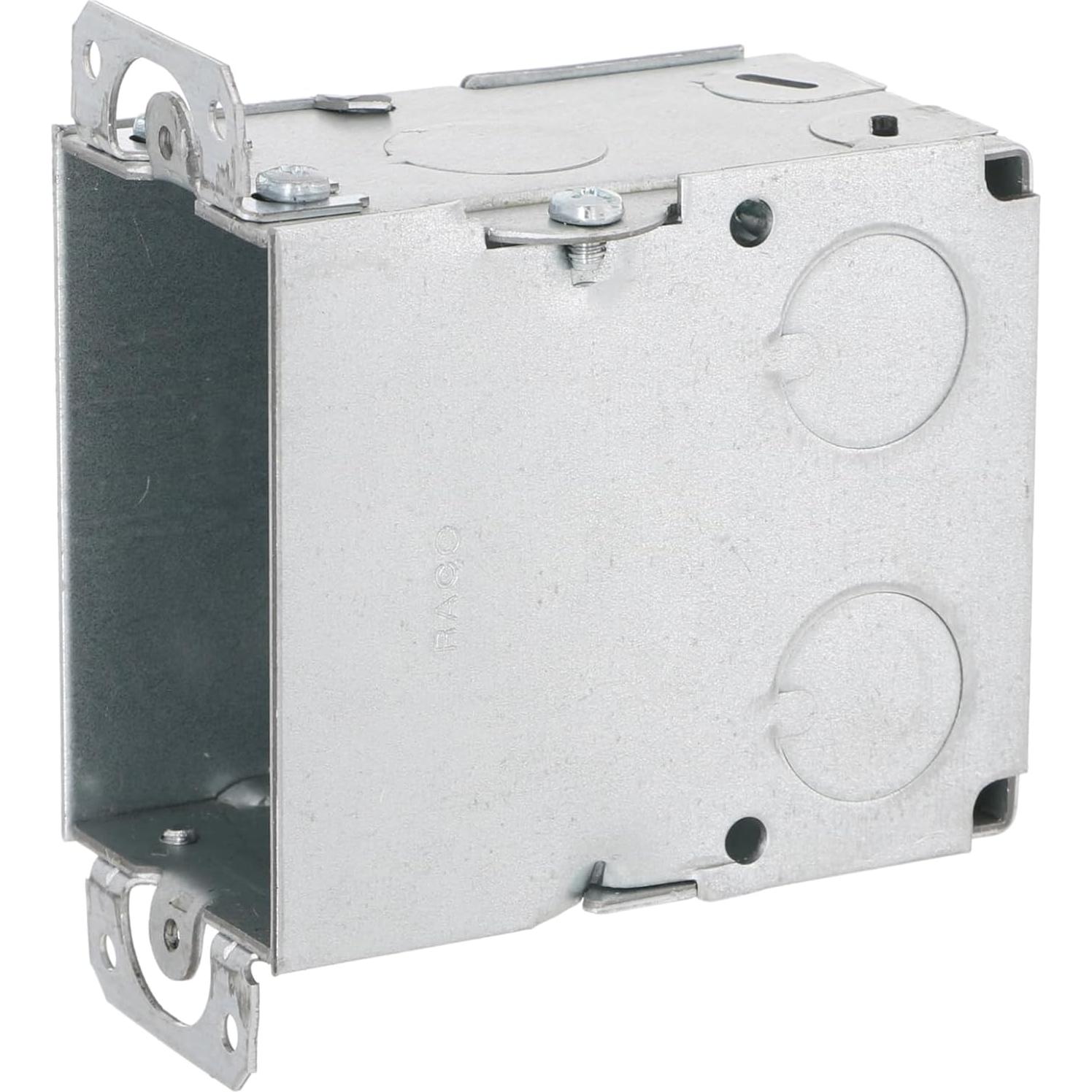 Caja de Interruptores RACO 8601 Acero 7.62x5.08cm Ajustable