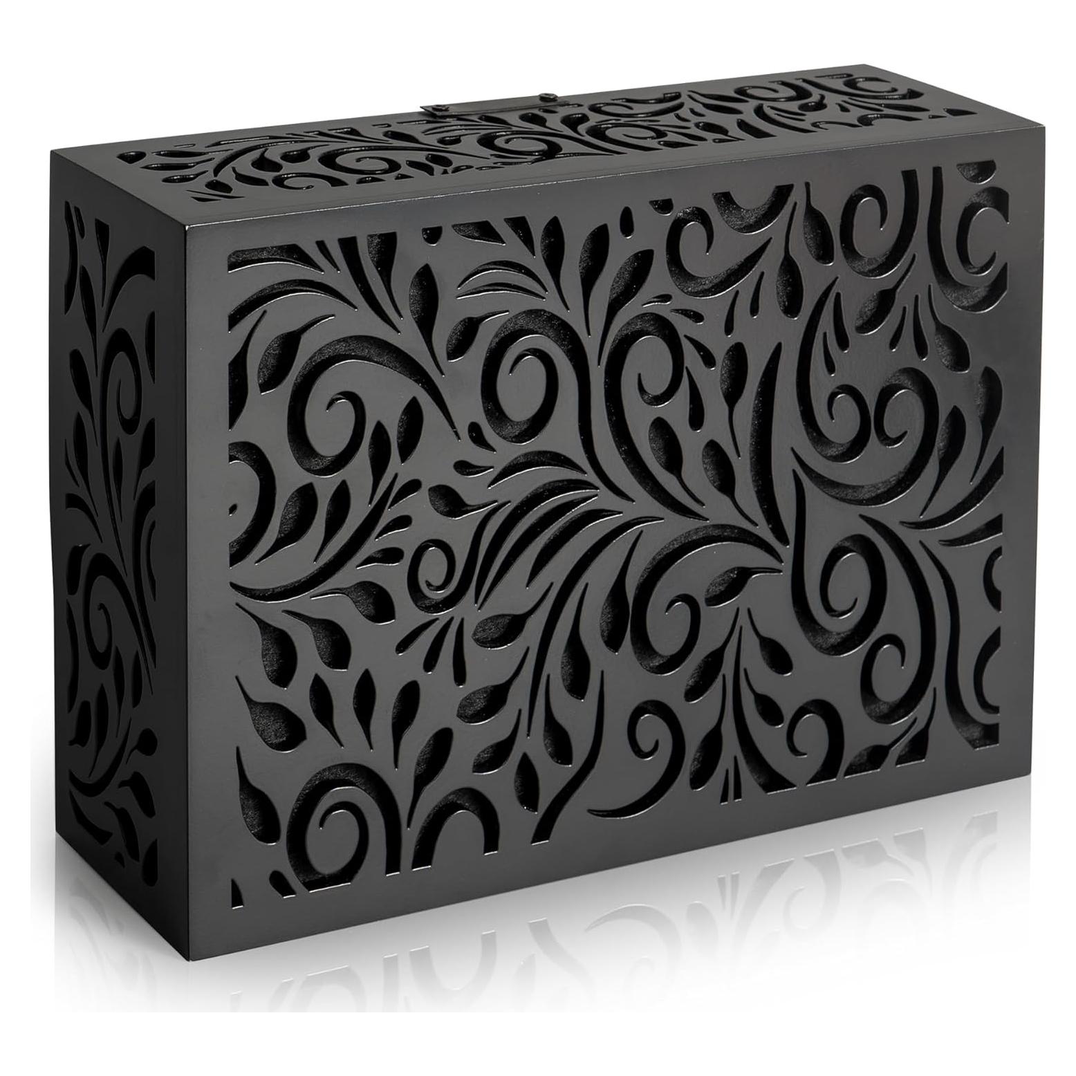 Caja de Cubierta para Timbre Pelssel Negro Estándar 17.8x12.7cm