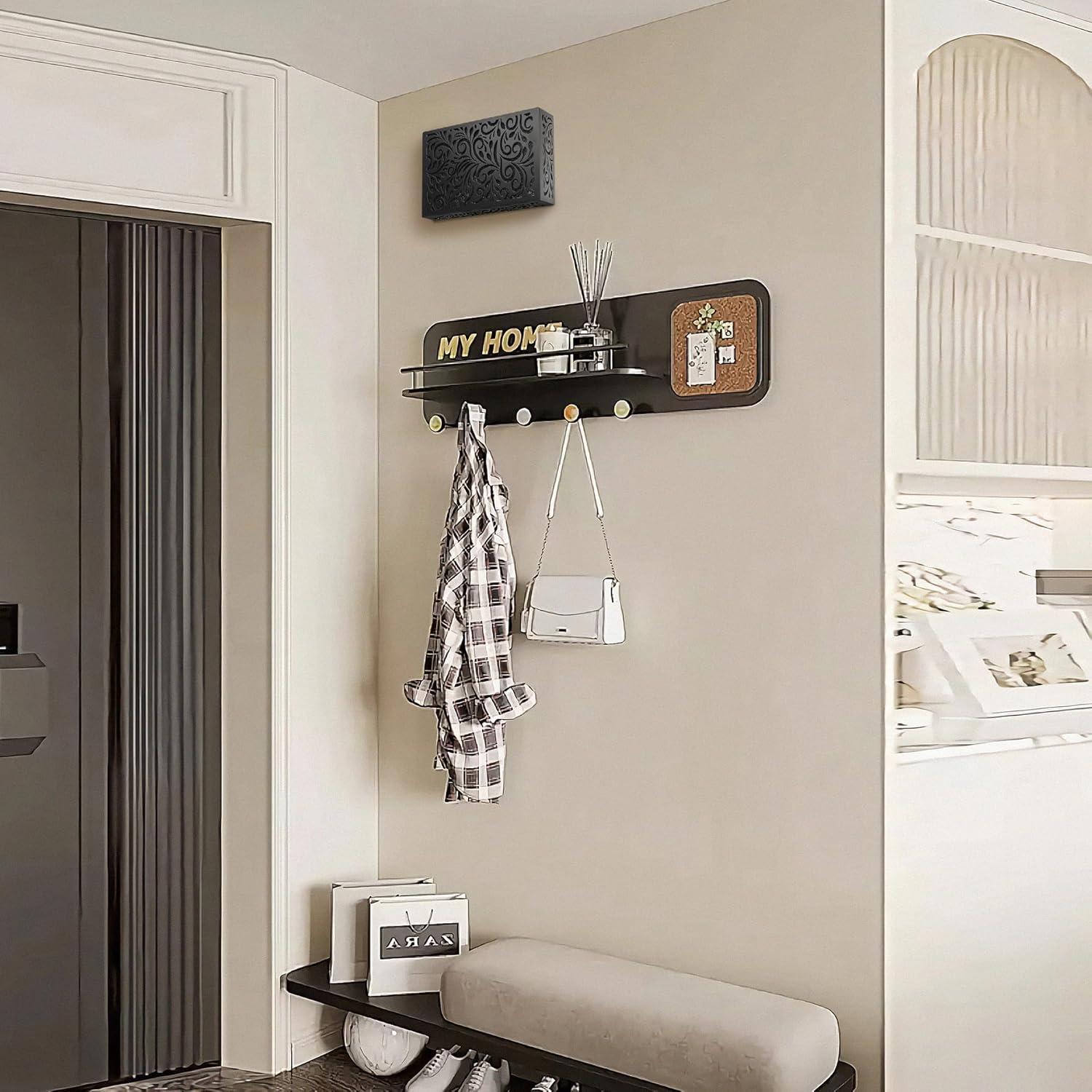 Caja de Cubierta para Timbre Pelssel Negro Estándar 17.8x12.7cm