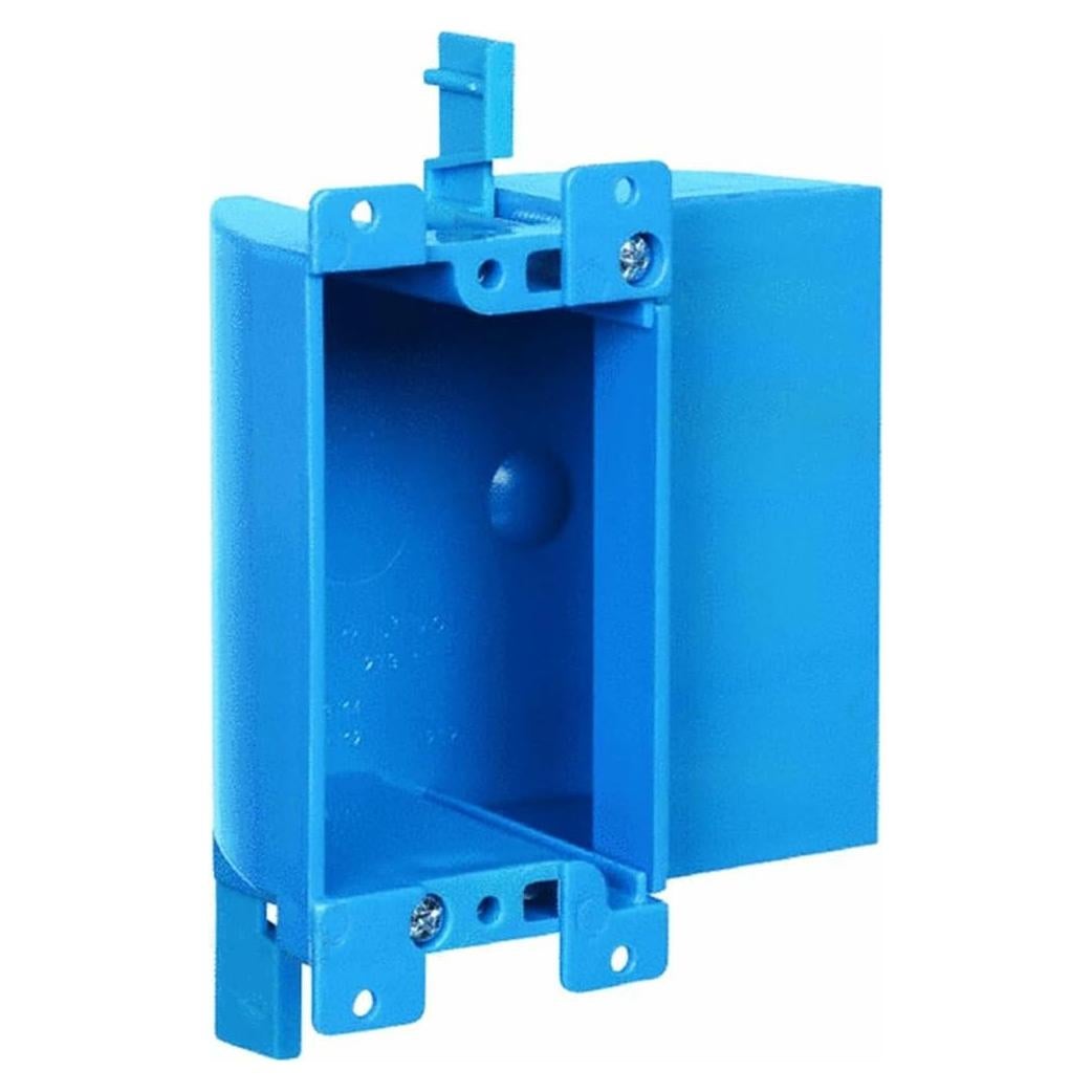 Caja de Salida de Trabajo Carlon B117RSW, 1 Gang, 9.24x10.34x5.08 cm, Azul