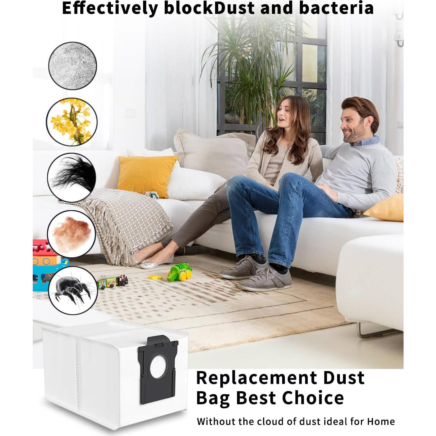 Bolsa de Reemplazo para Aspiradora RGkuti X40 Ultra 3.2L x18