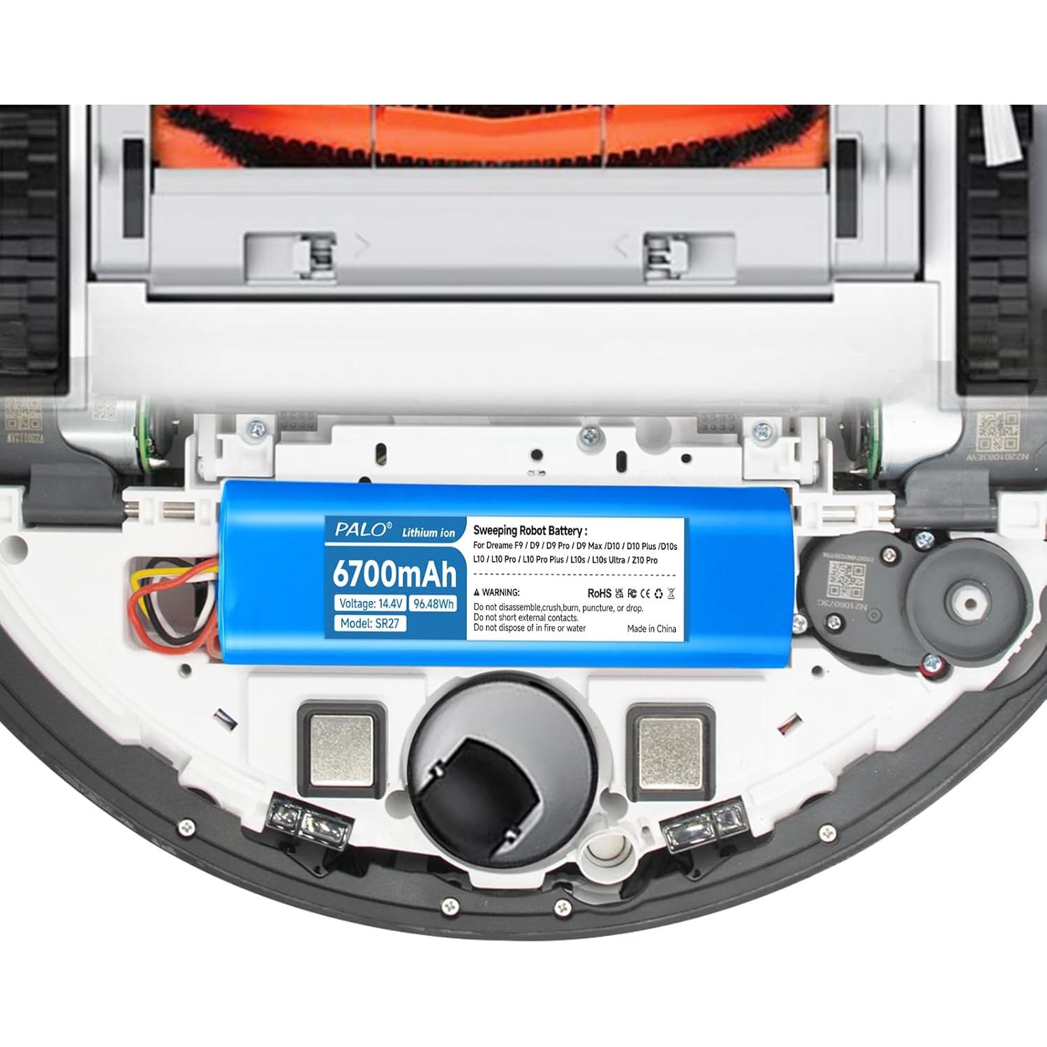 Batería de Reemplazo 6700mAh Palogreen para Aspiradora Dreame D9 D10